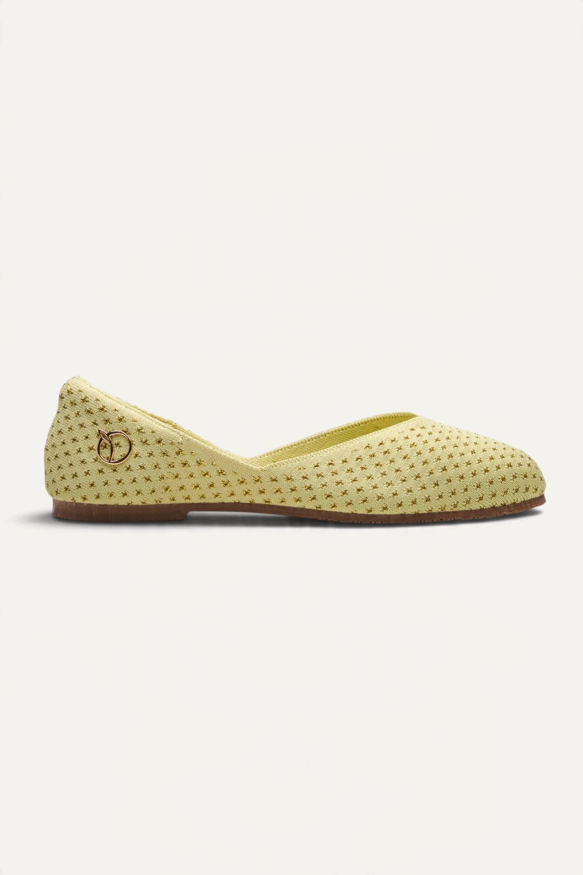 Sitara Juttis in Lime Gold, side view