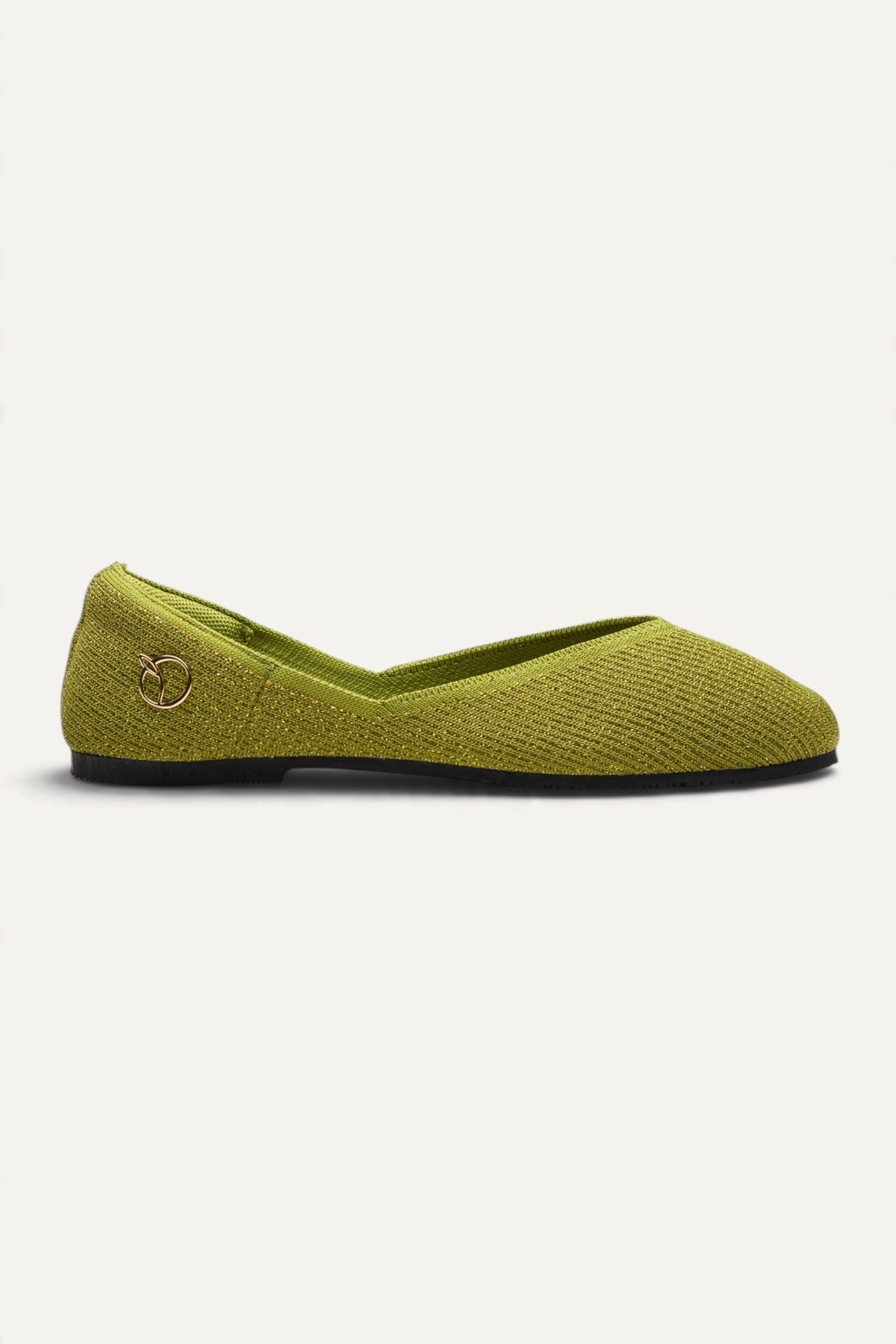 Sitara Juttis in Green Gold, side view