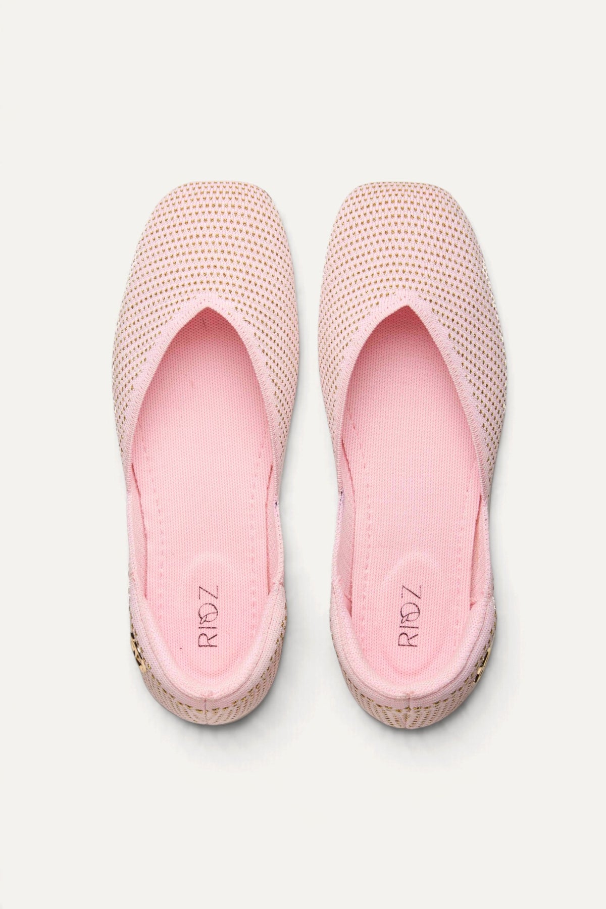 Sitara Juttis in Pink Gold, top view