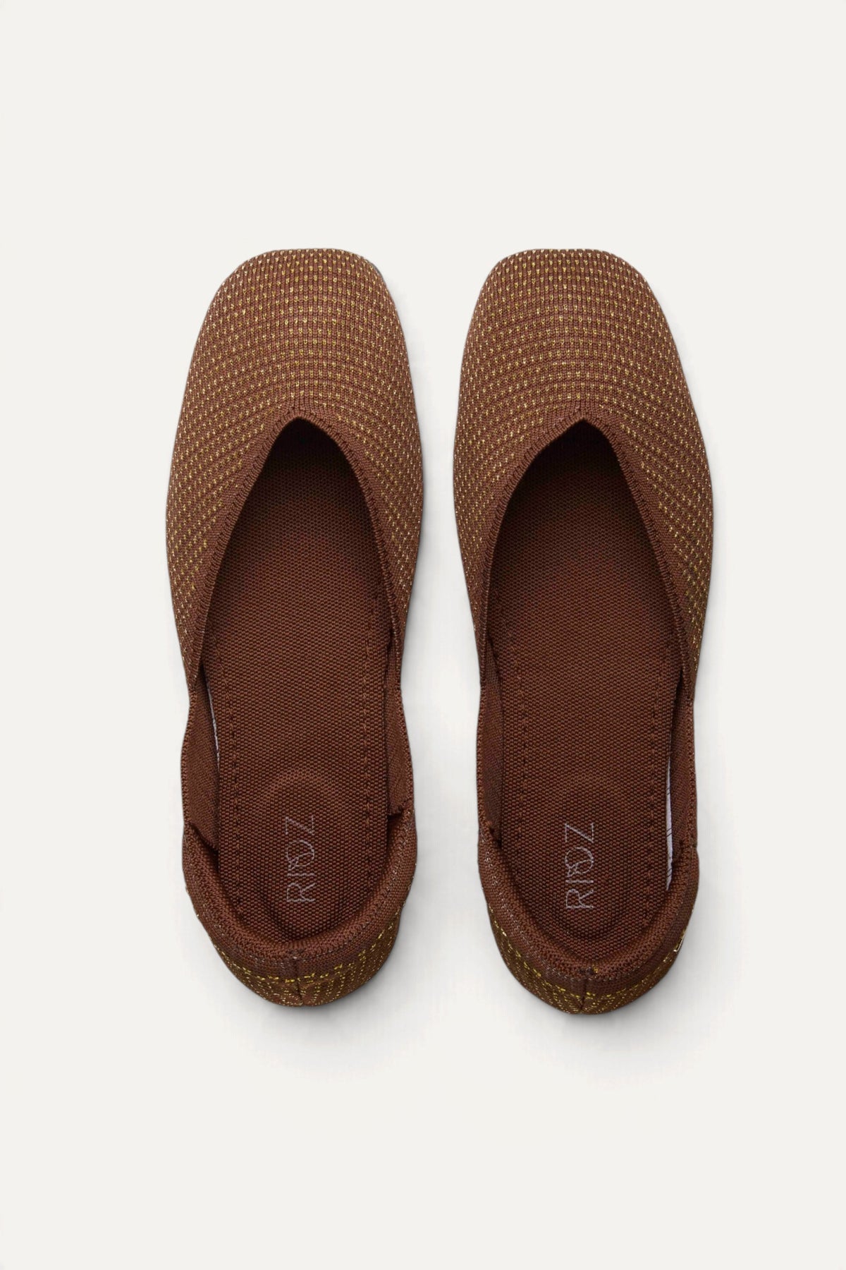 Sitara Juttis in Brown Gold, top view