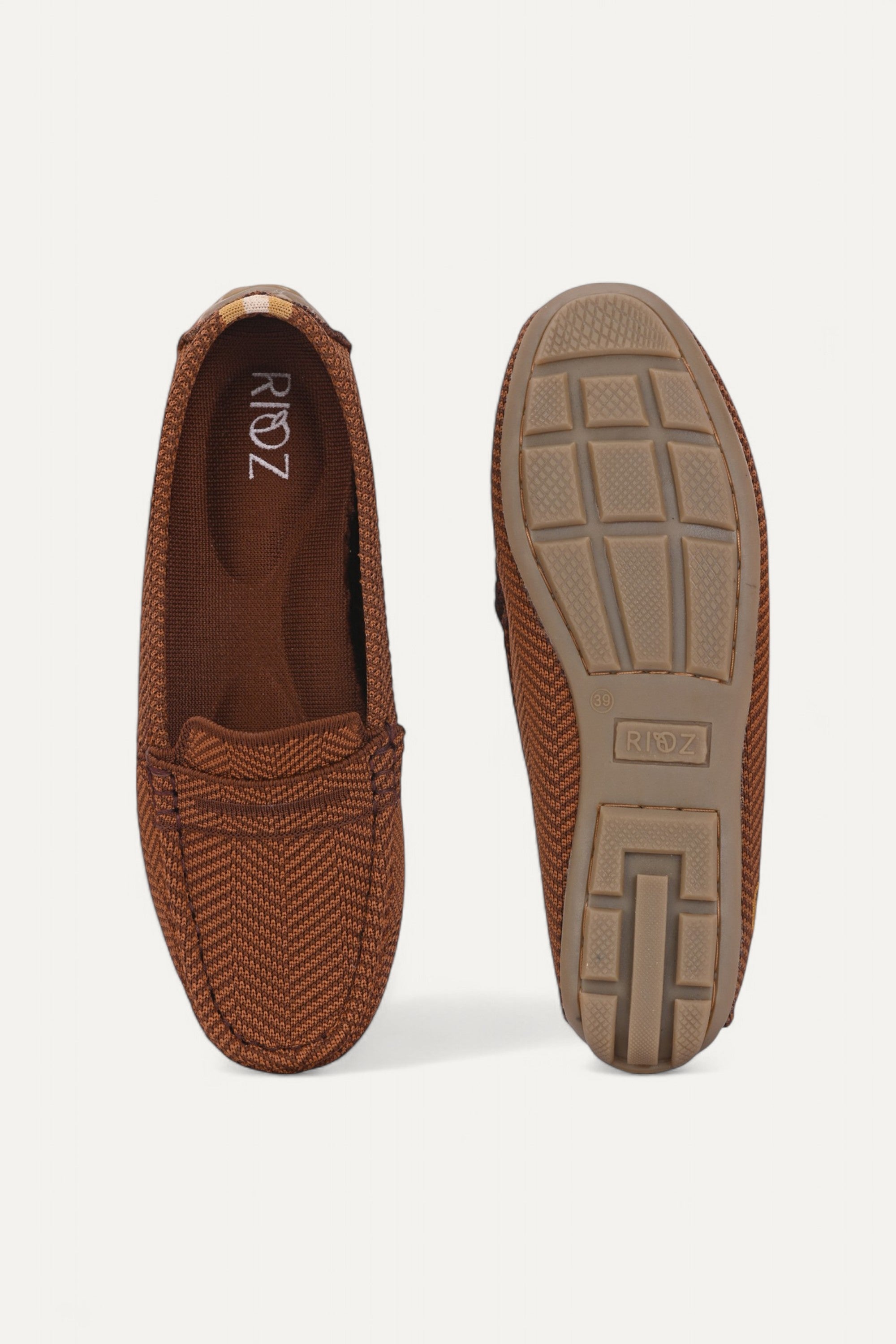 rioz-Brown Loafer for women-eco friendly footwear-sustainable black loafer for girls -casual loafer for ladies