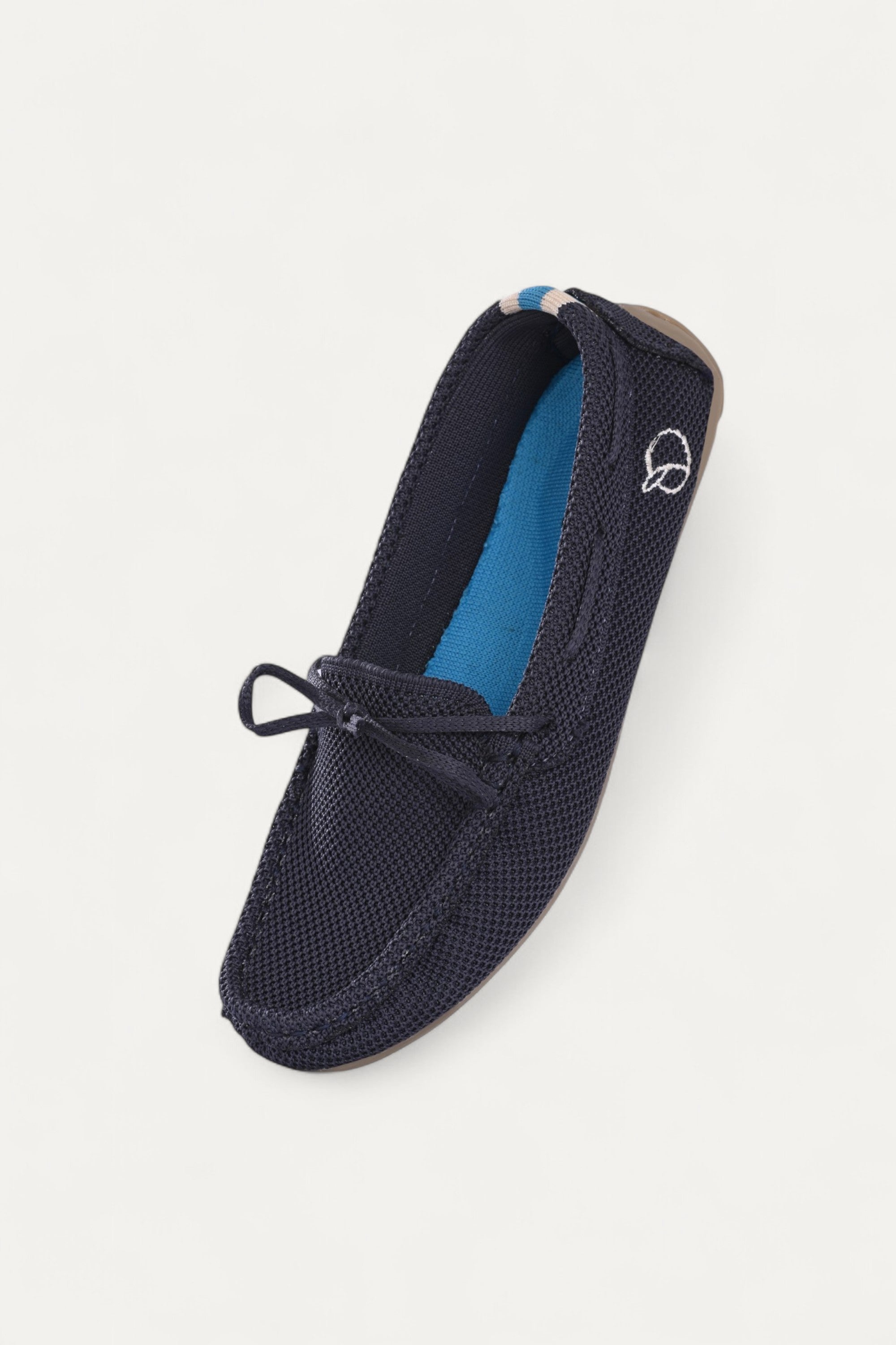 rioz store- sneakers for women- lace up sneakers - eco friendly shoe-sustainable footwear-beige loafers-blue Loafers