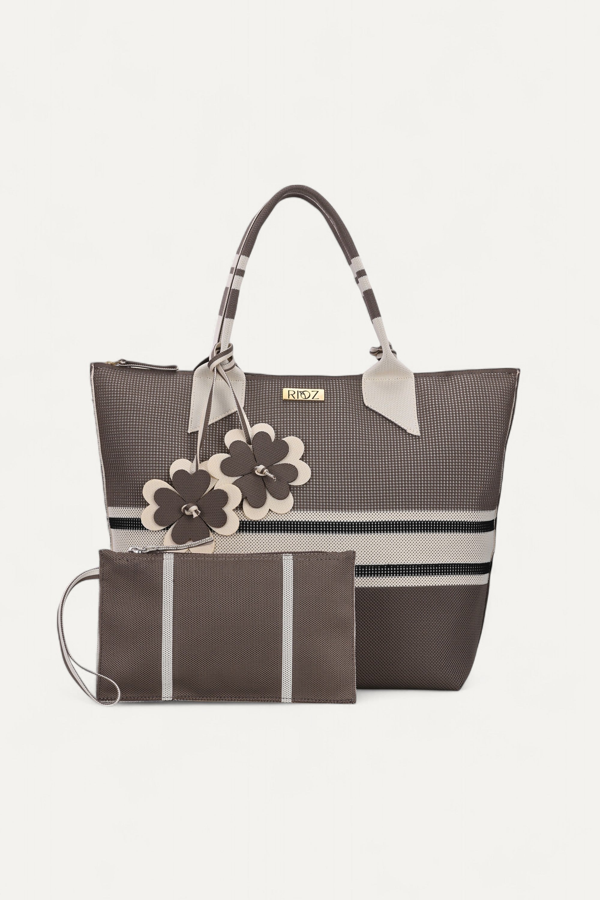 Polar- Zipper Tote Bag