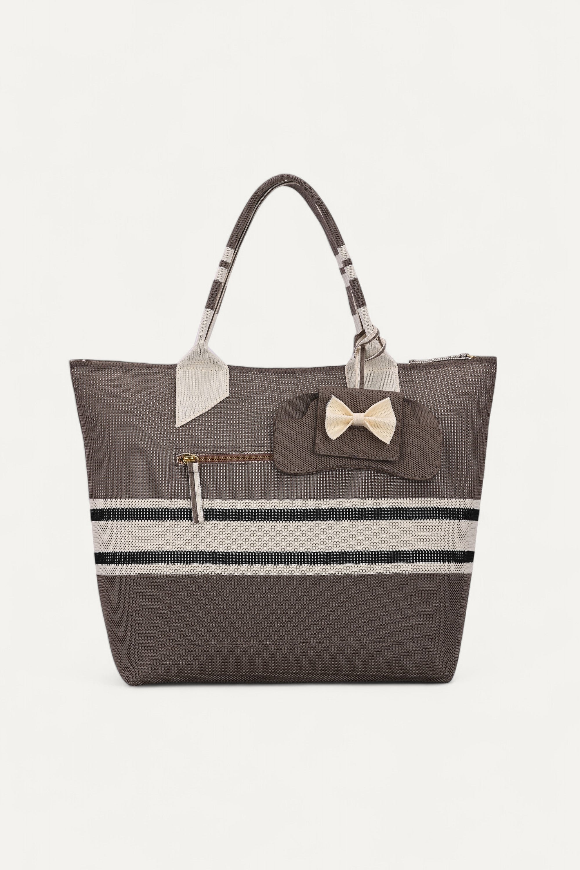Polar- Zipper Tote Bag