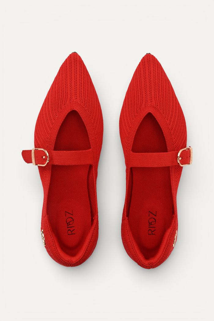 The Pointed Toe- Veloce Mary Janes