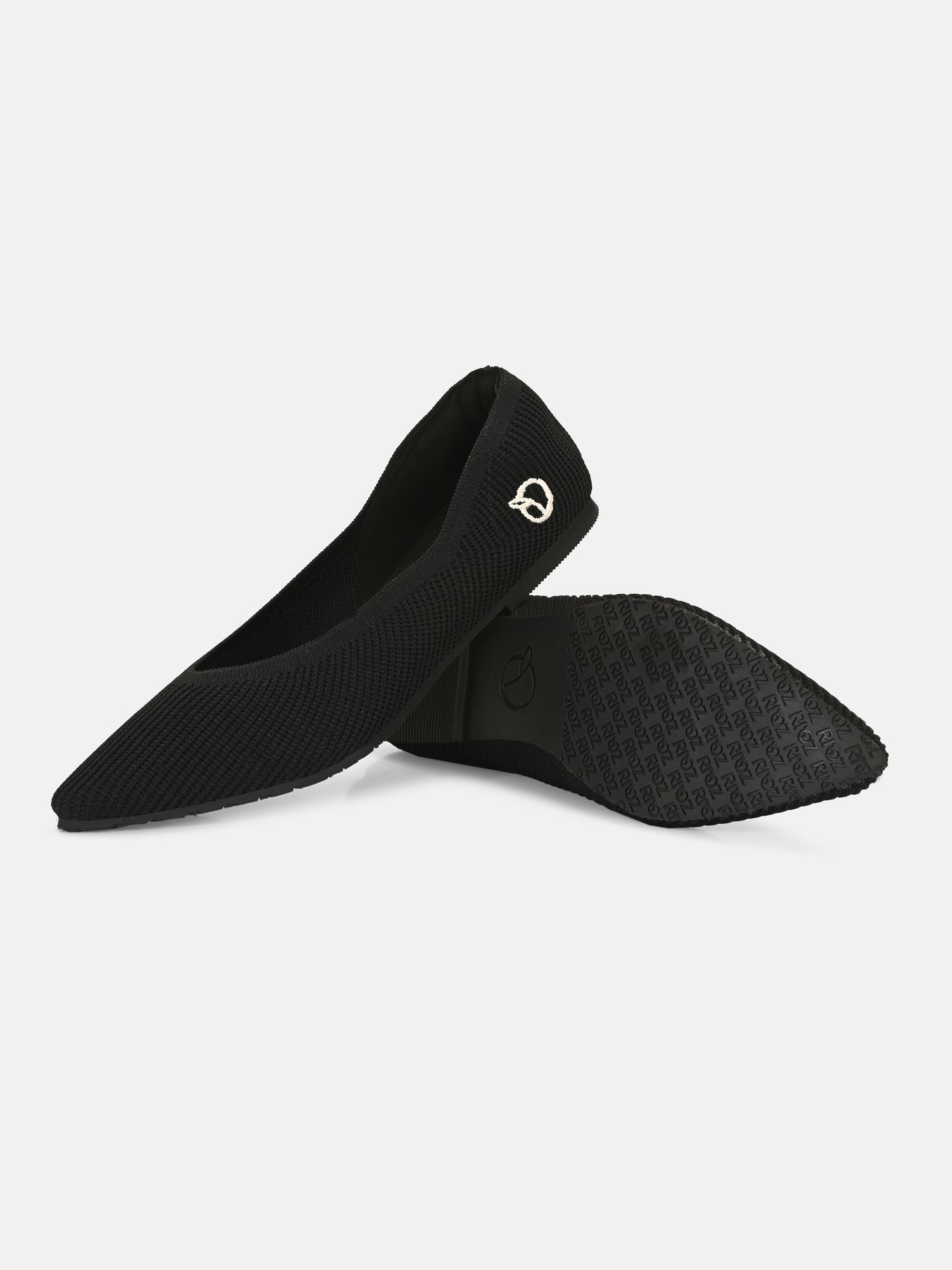 rioz-bellies for women - black bellies-bellies footwear-footwear for women-bellies flat -flat bellies for girls- black sandals-black flats
