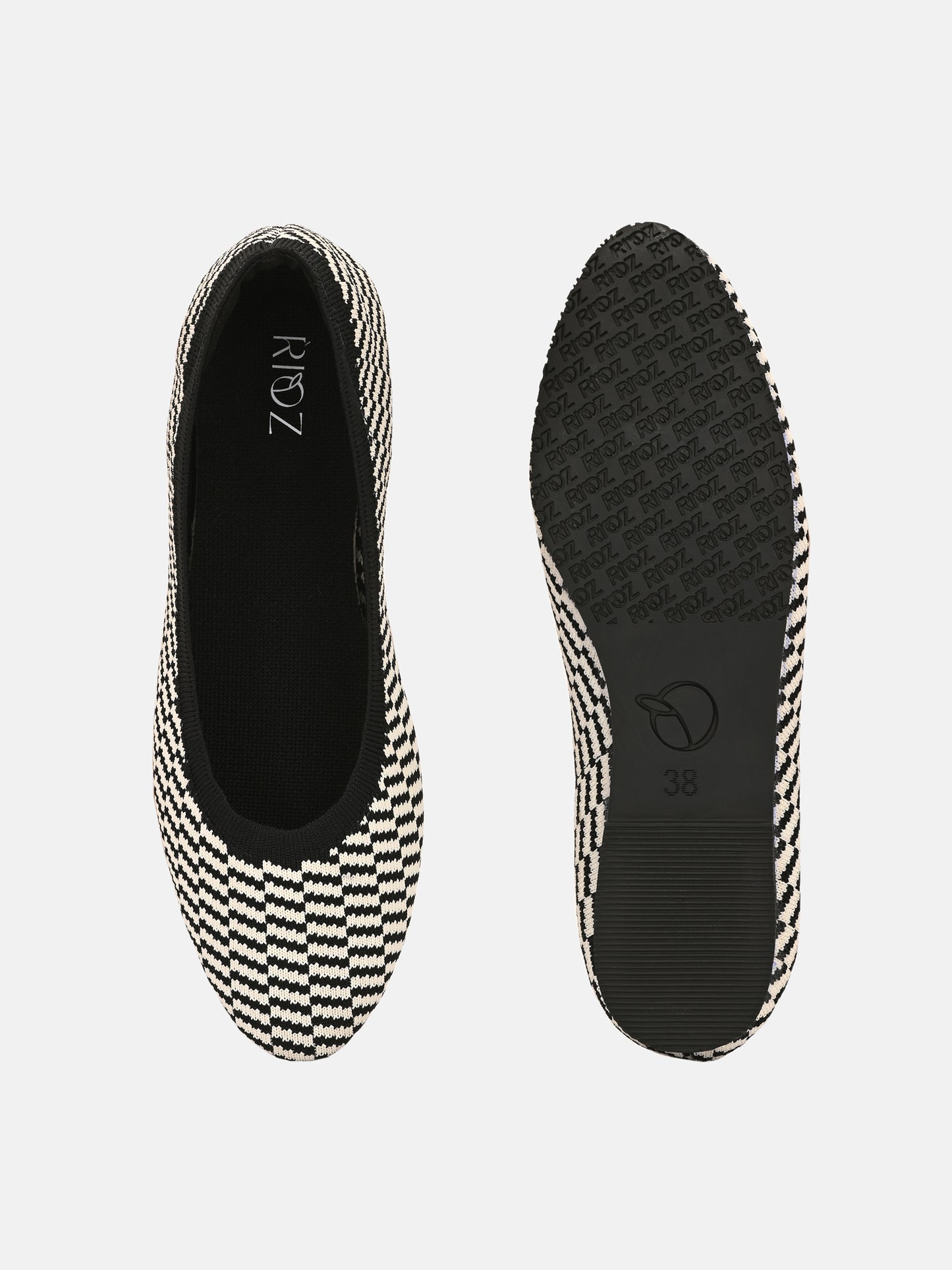 rioz-bellies for women - black bellies-bellies footwear-white bellies-bellies flat -flat bellies for girls- black sandals-black flats-lack and white bellies-girls bellies