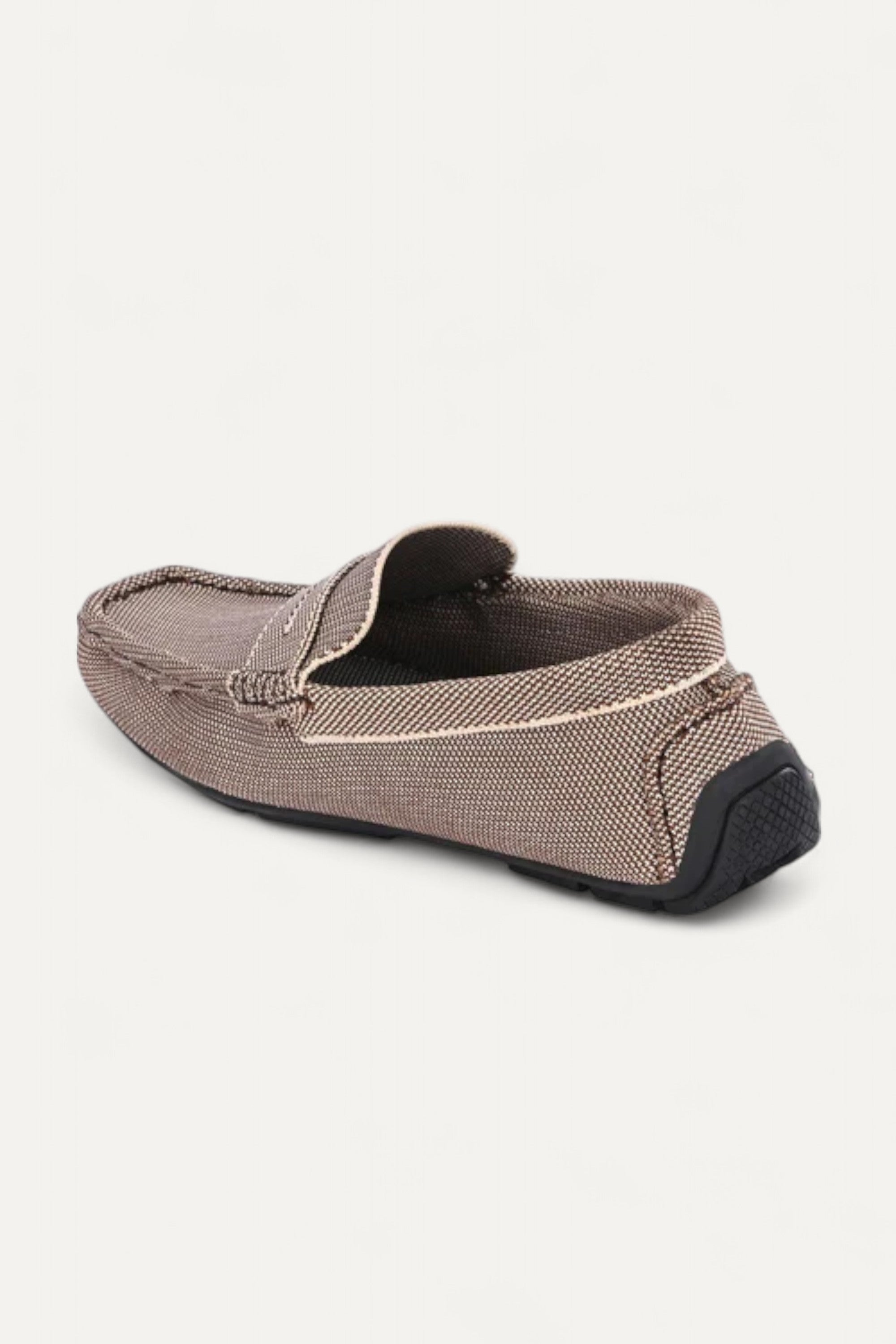 Rioz all-day-man-loafer-tan for women with breathable knit straps and cushioned sole eco-friendly fabric and cushioned sole
