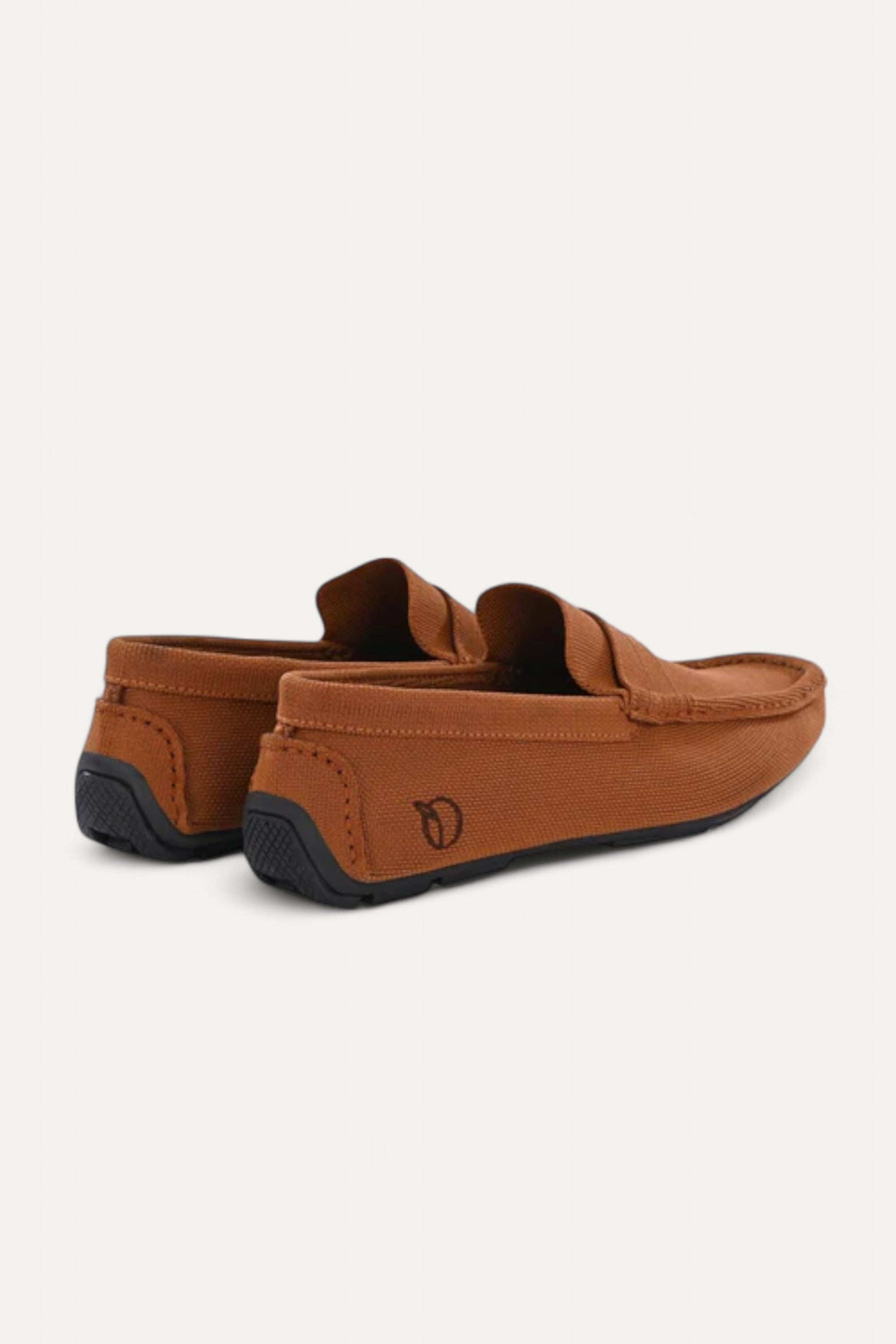 Rioz brown all-day-man-loafer-tan for women with breathable knit straps and cushioned sole eco-friendly fabric and cushioned sole