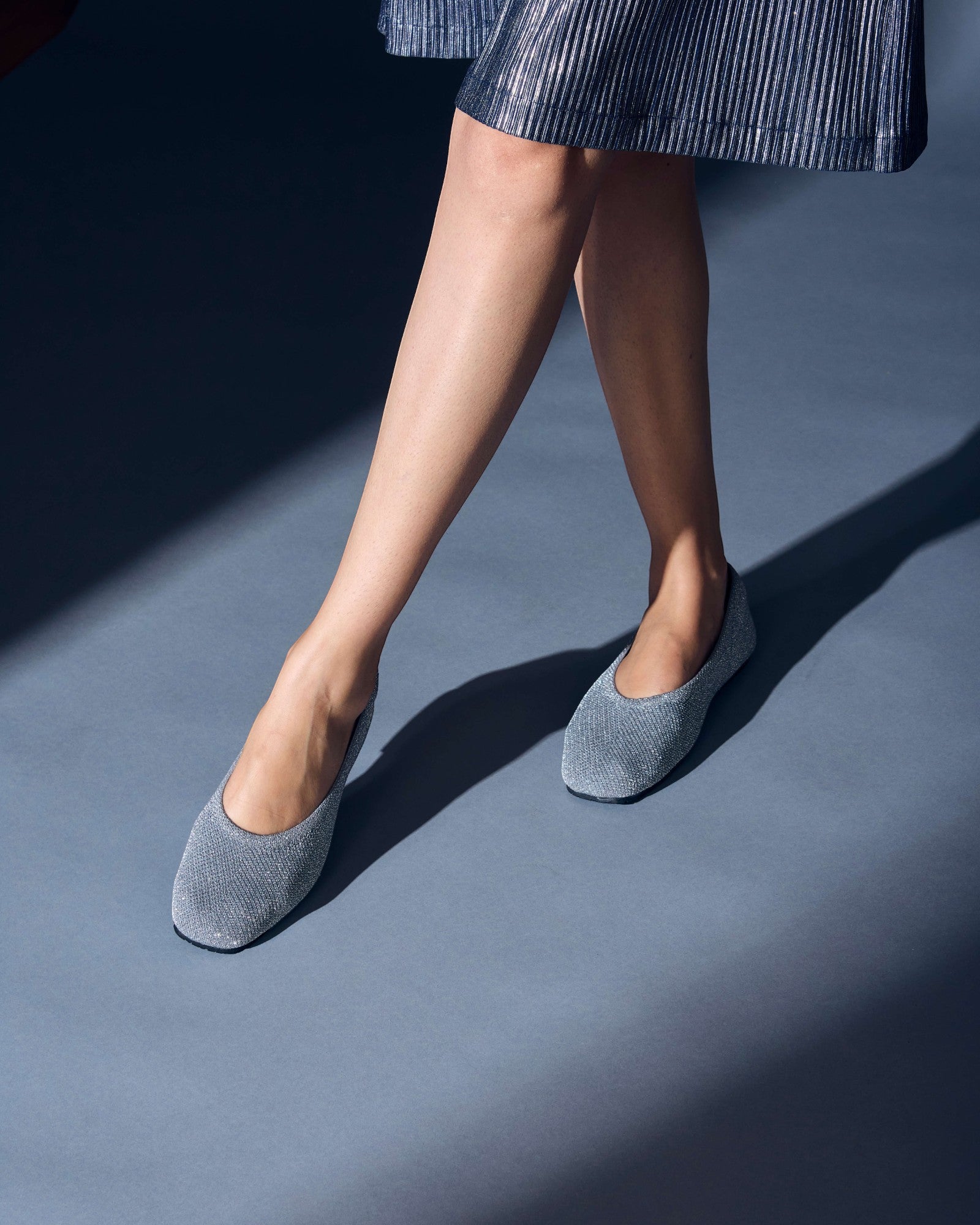 The Square Toe- Round Cut Flats