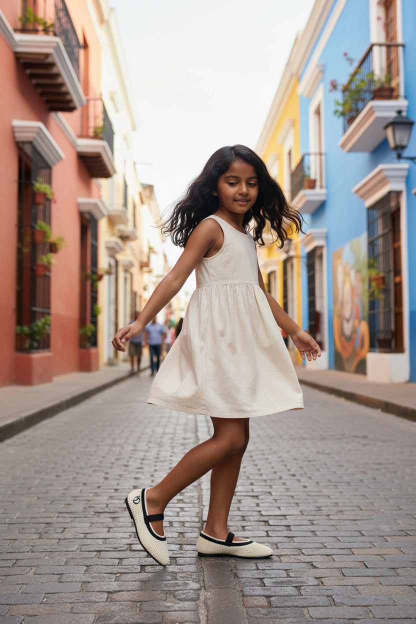 The Kids Round Toe Mary Janes