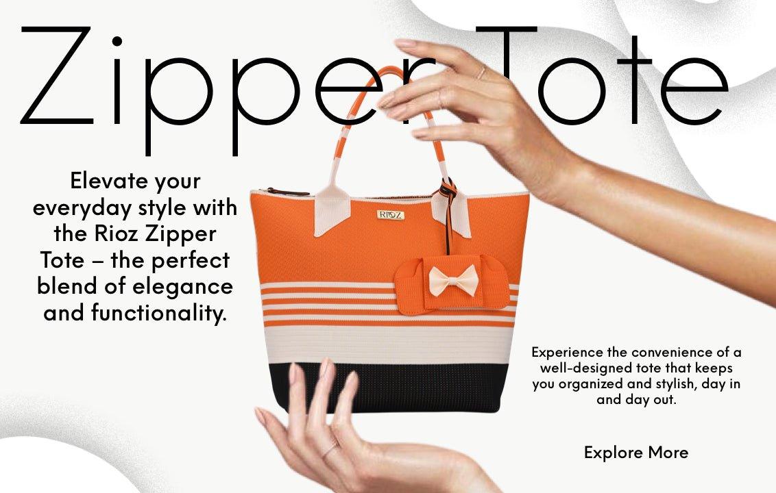 Zipper Tote Bags - Rioz