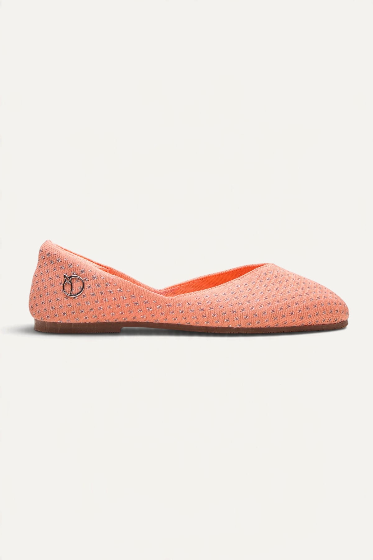 Sitara Juttis in Coral Silver, side view