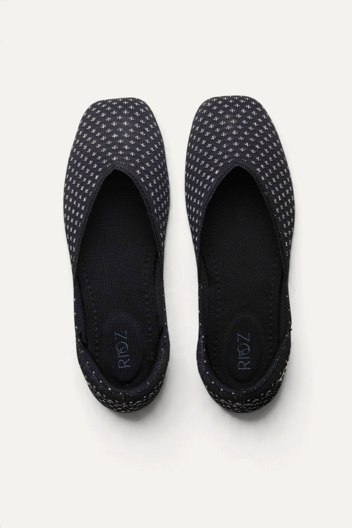 Sitara Juttis in Black Silver, top view