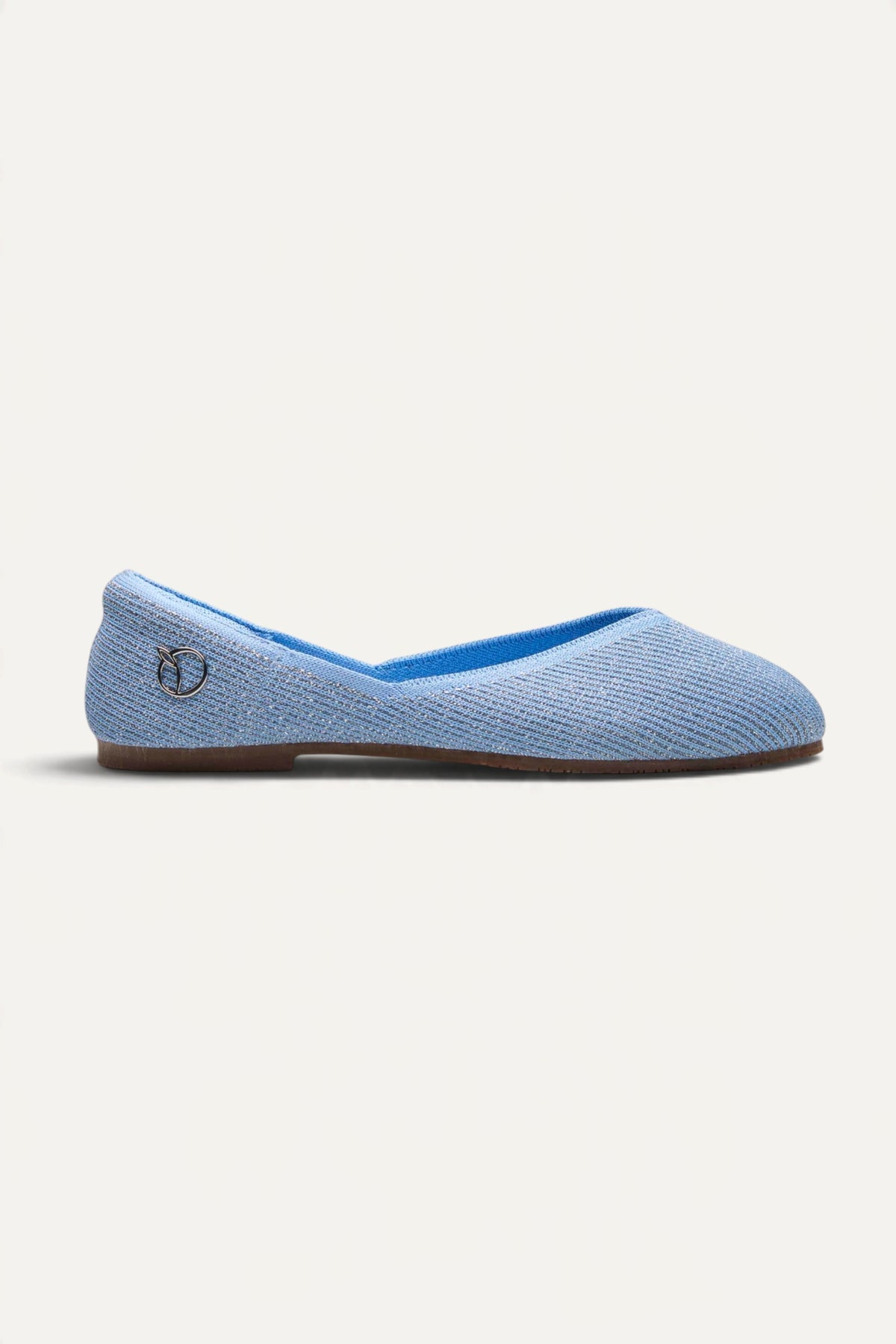 Sitara Juttis in Sky Blue Silver, side view