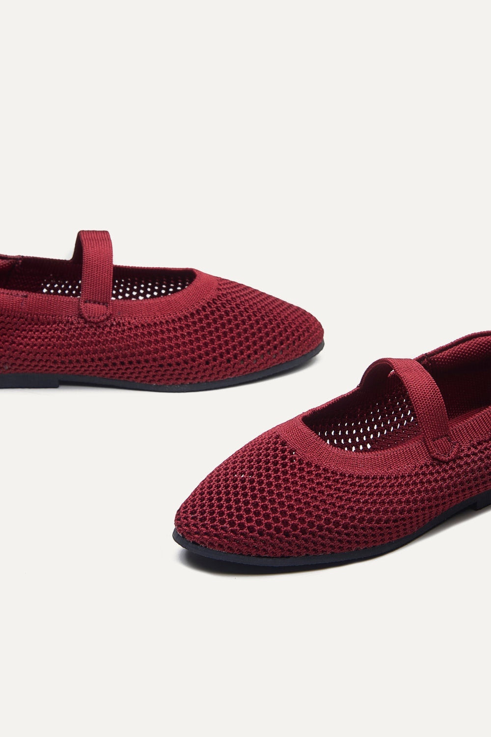Kids Almond Toe Mary Janes- Airknit