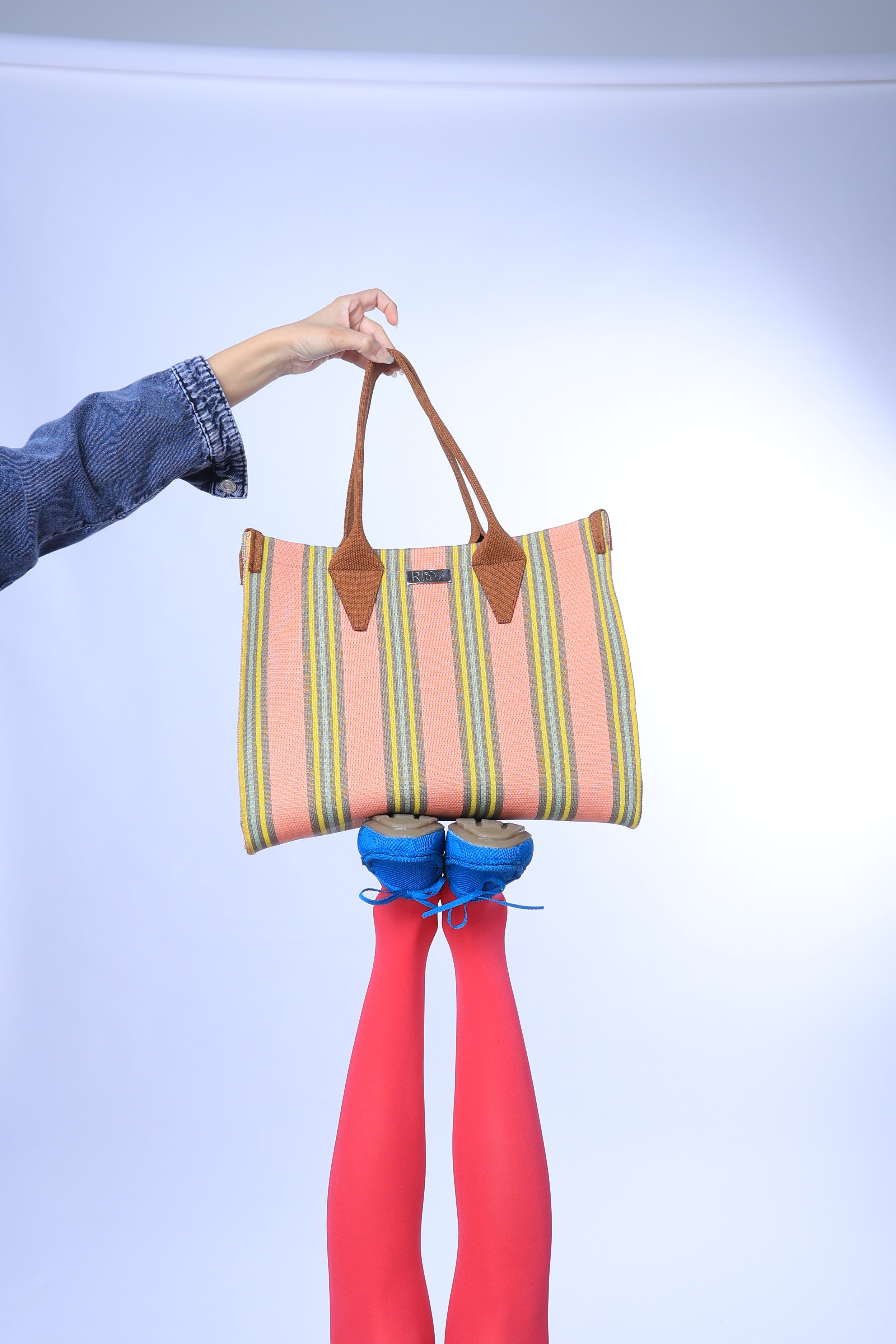 Coral- Book Tote Bag