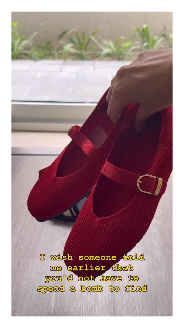 Customer wearing Almond Slingback- Airknit