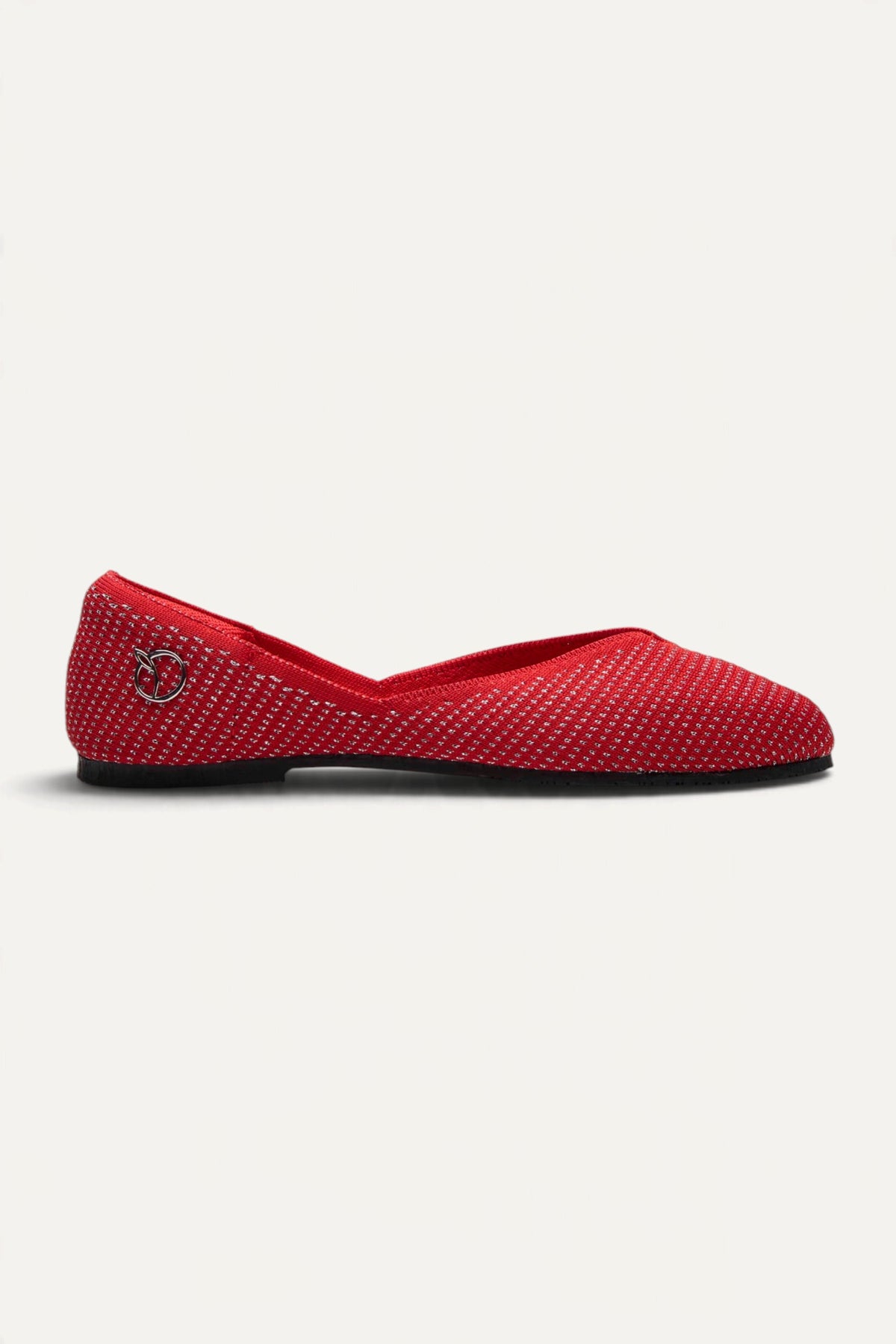 Sitara Juttis in Red Silver, side view