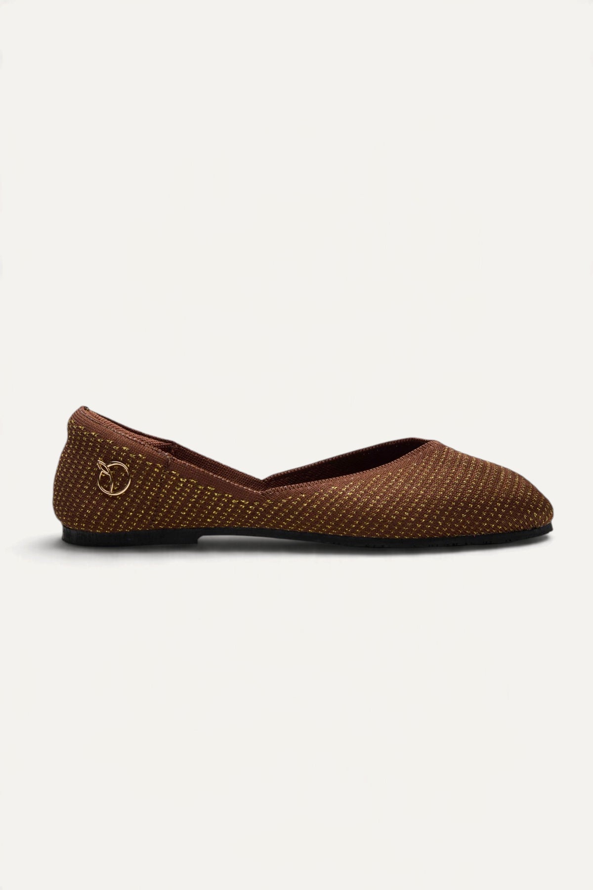 Sitara Juttis in Brown Gold, side view