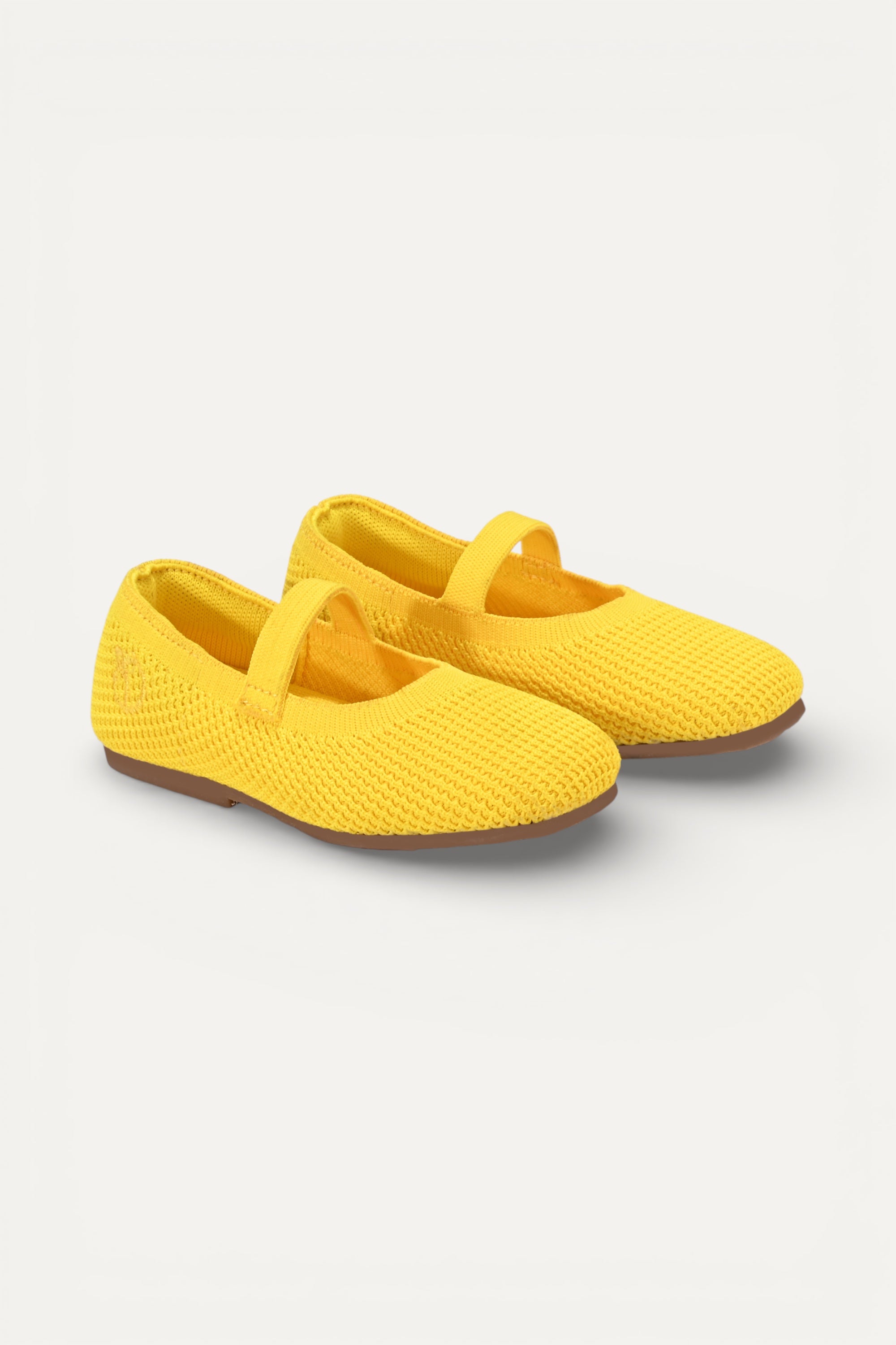 Kids Metro Mary Janes (Yellow) – Recycled, Washable | Rioz