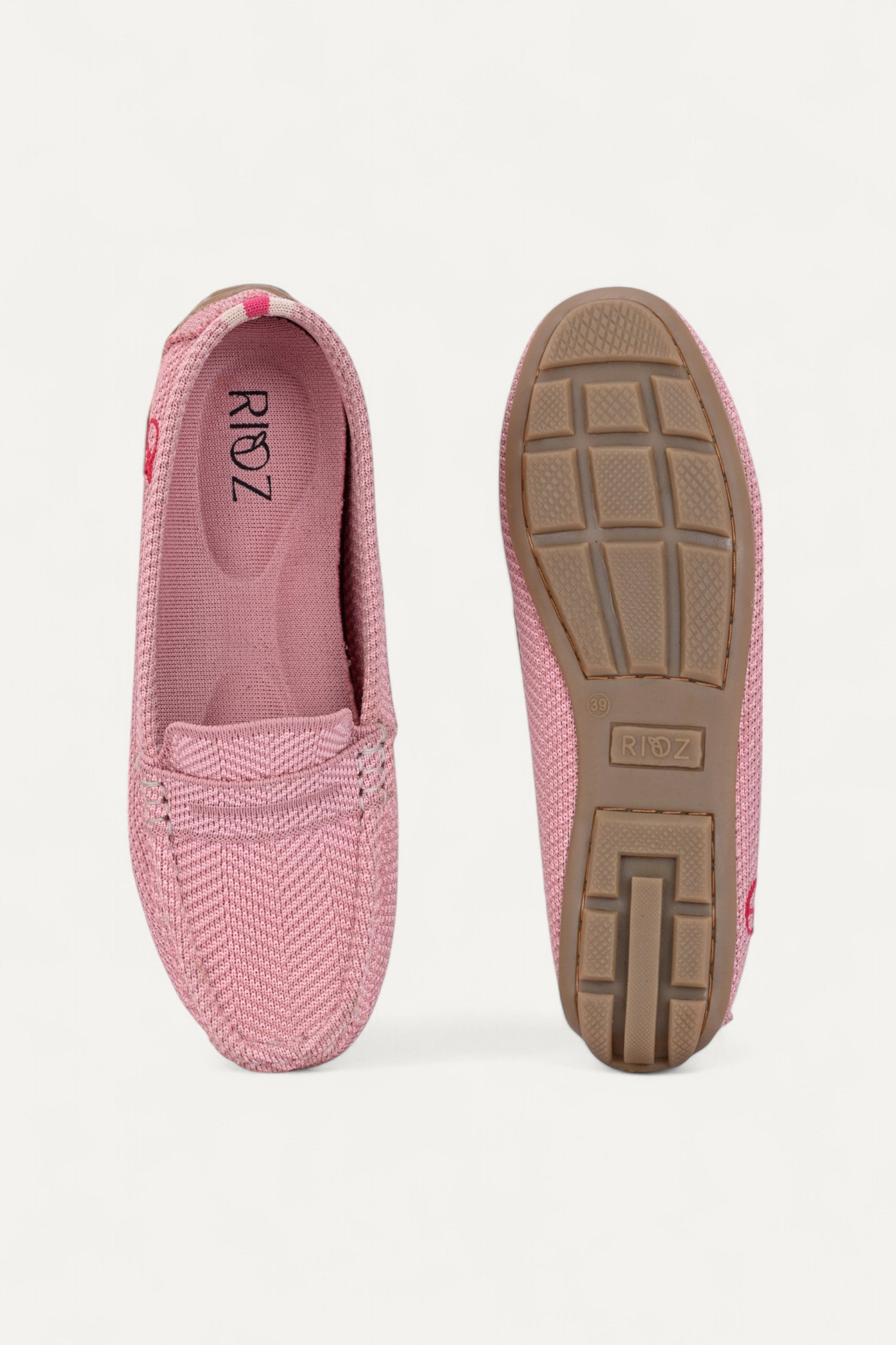 rioz-Pink Loafer for women-eco friendly footwear-sustainable black loafer for girls -casual loafer for ladies
