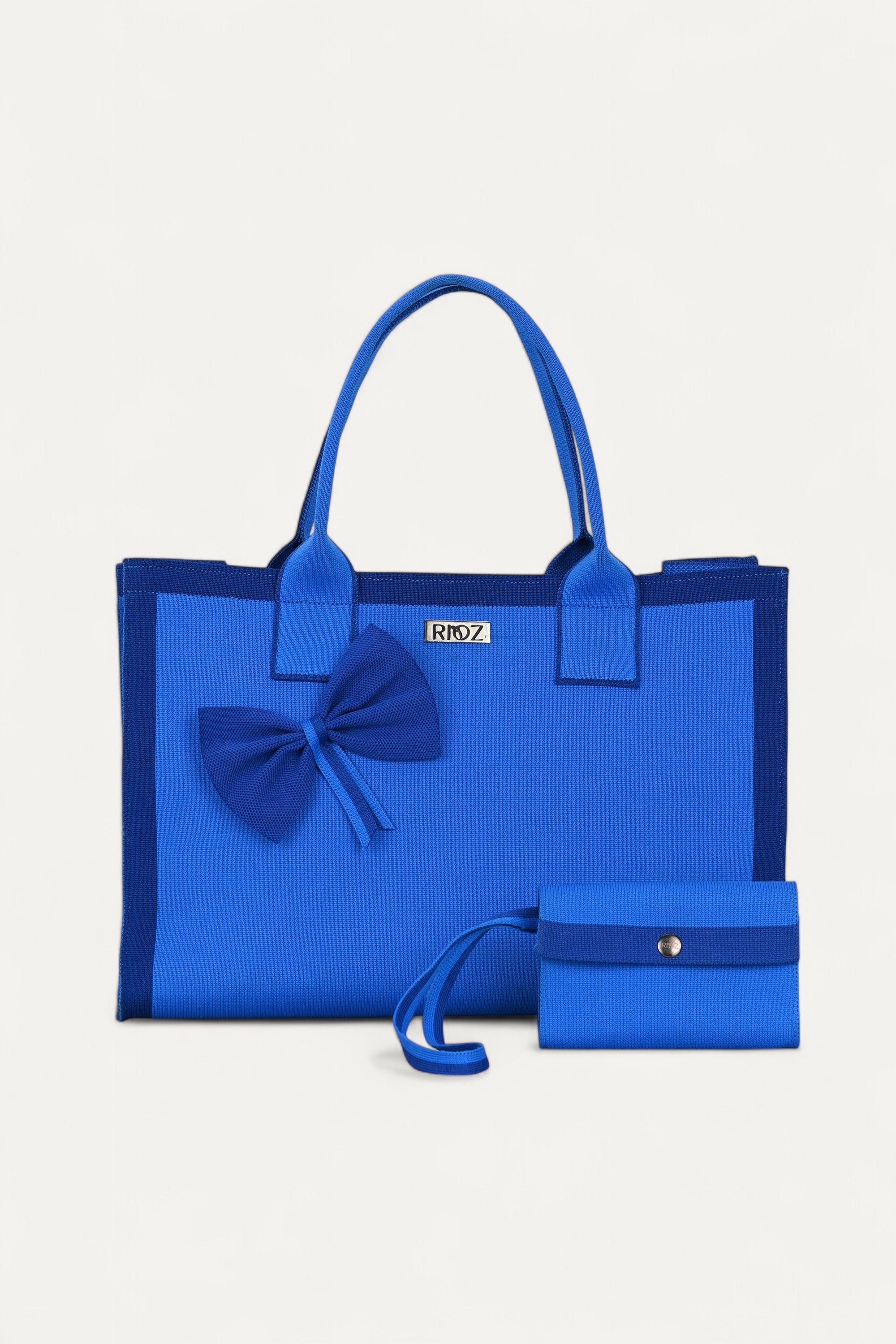 Bloom- Zipper Book Tote Bag