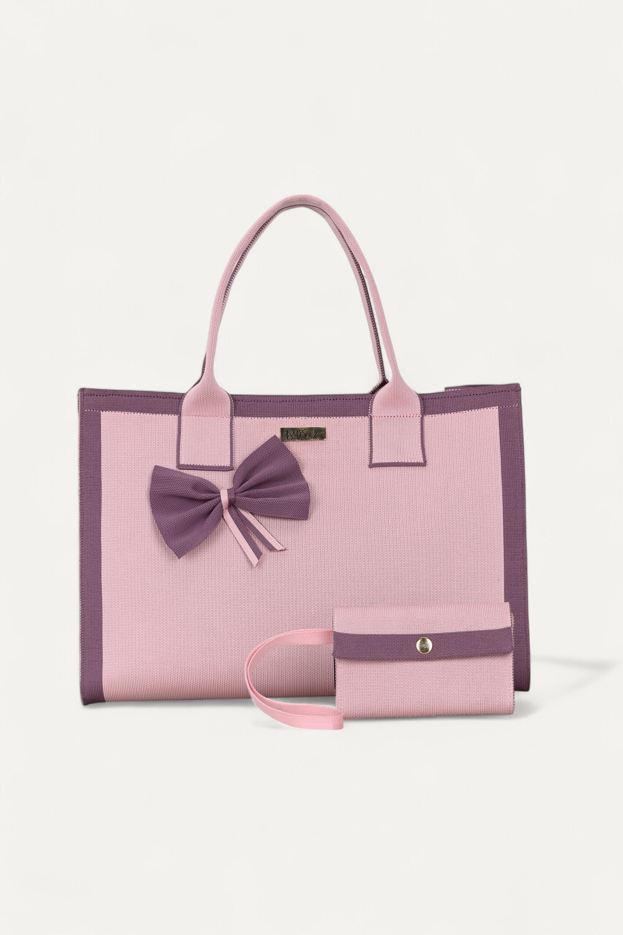 Bloom- Zipper Book Tote Bag