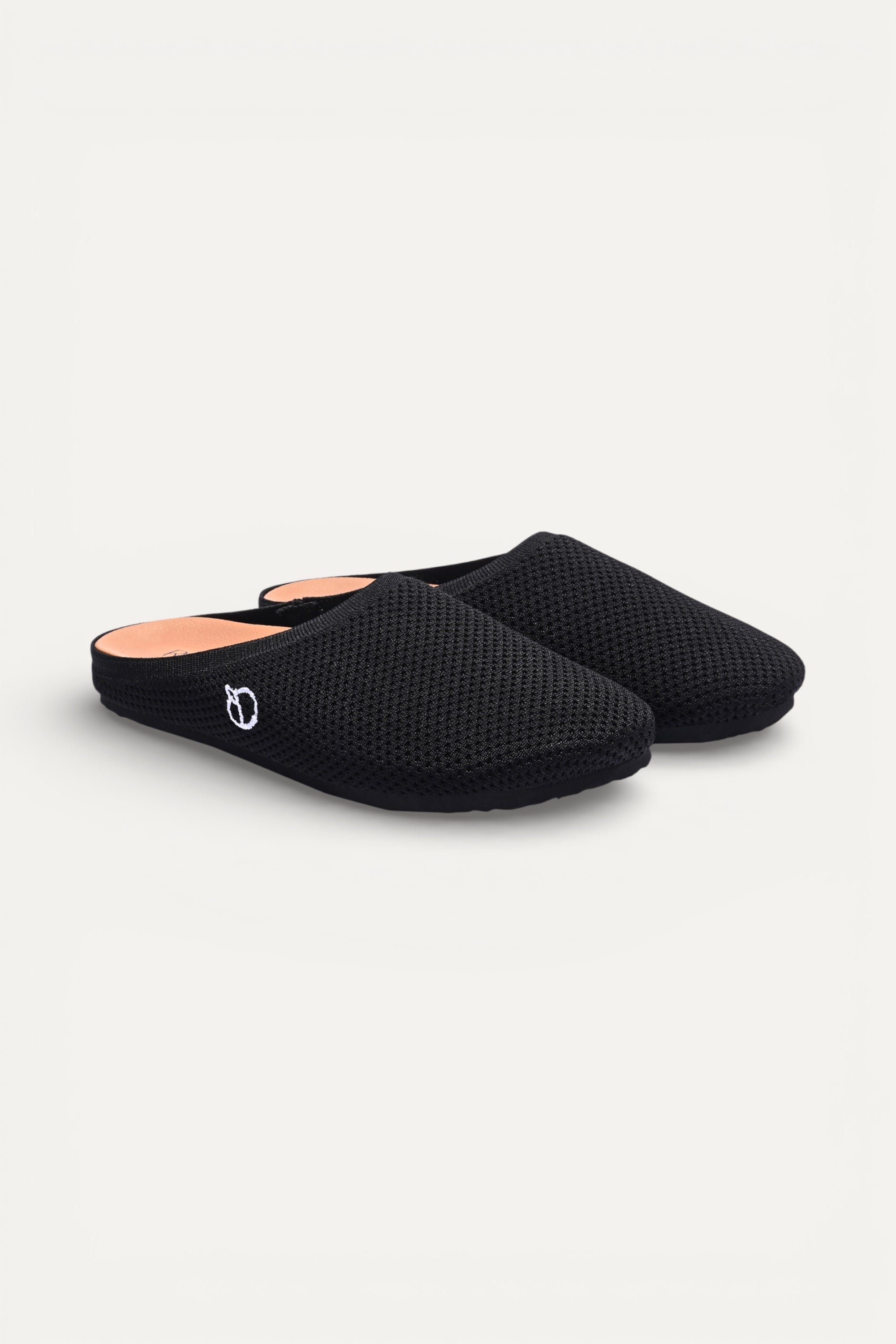 Rioz women black slip-on loafers breathable, knit fabric  and soft cushioned insole casual footwear