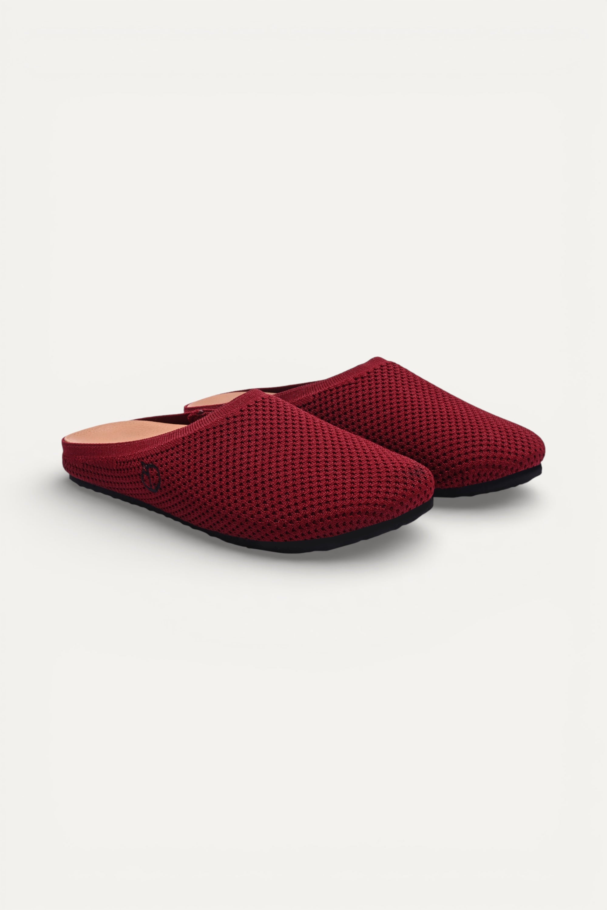 Rioz women maroon slip-on loafers breathable, knit fabric  and soft cushioned insole casual footwear