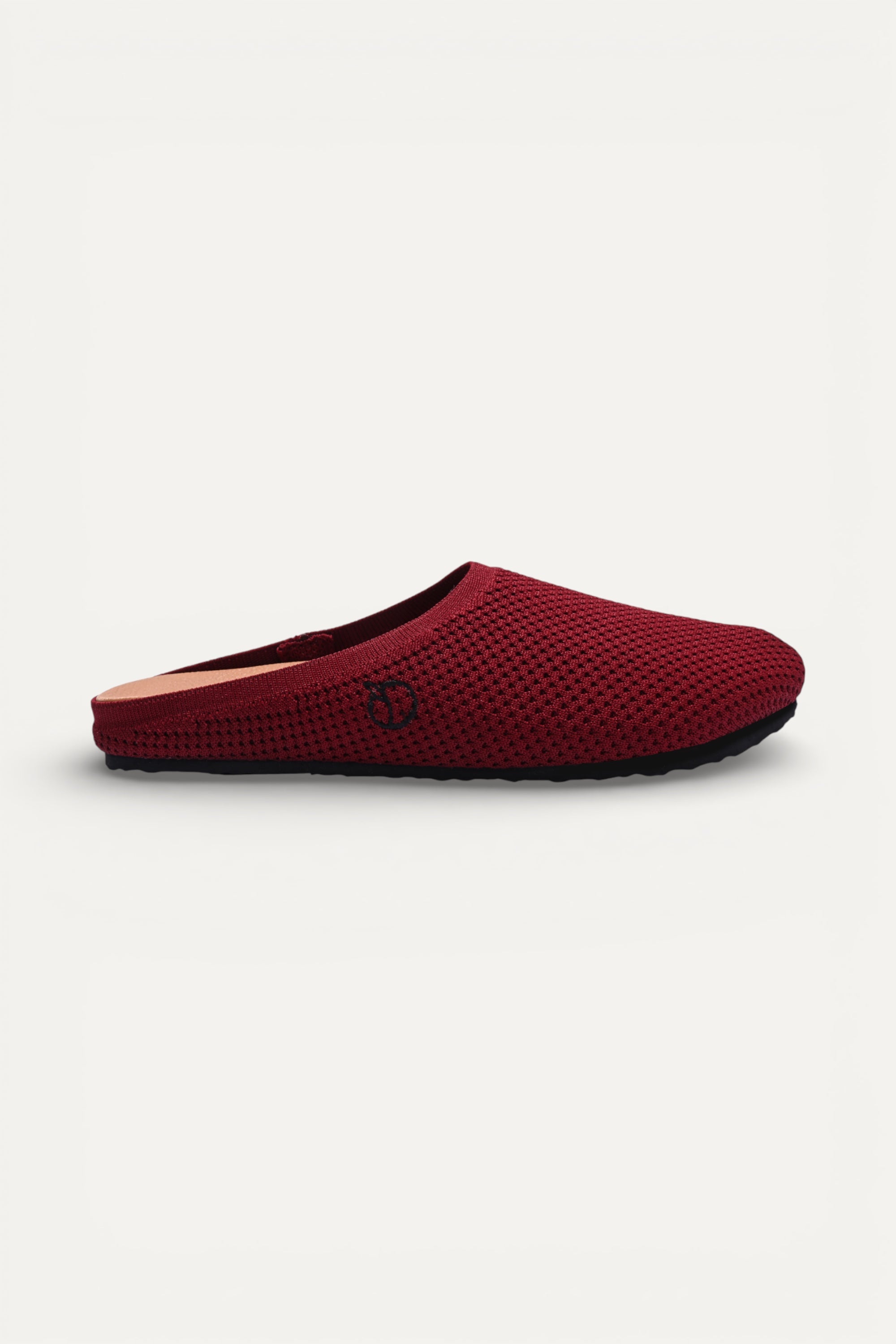 Rioz women maroon slip-on loafers breathable, knit fabric  and soft cushioned insole casual footwear