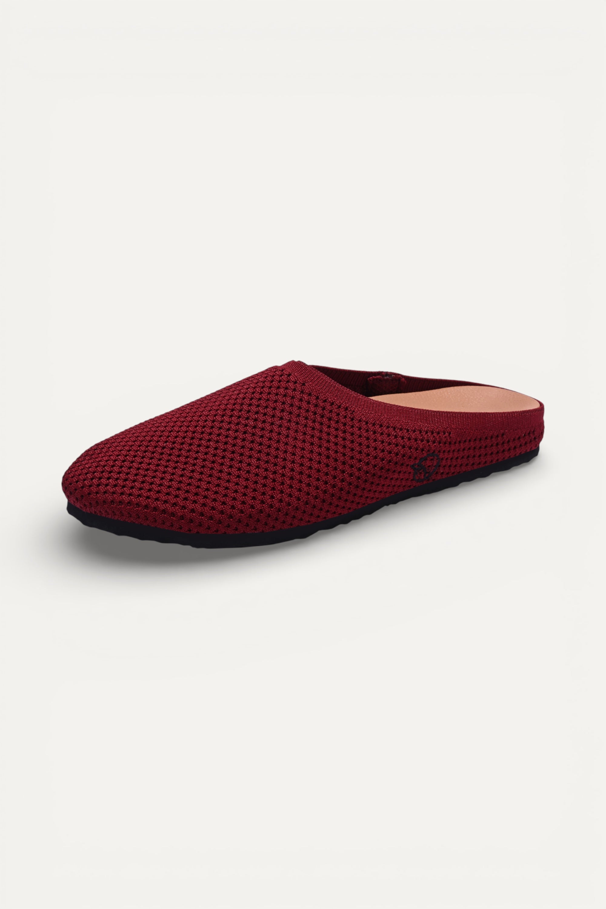Rioz women maroon slip-on loafers breathable, knit fabric  and soft cushioned insole casual footwear