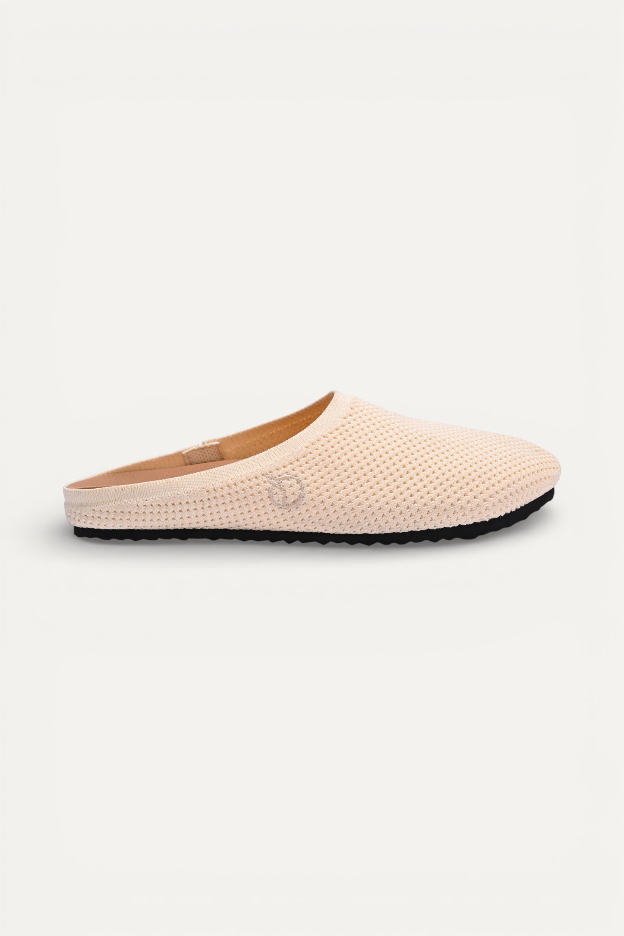 Rioz women beige slip-on loafers breathable, knit fabric  and soft cushioned insole casual footwear