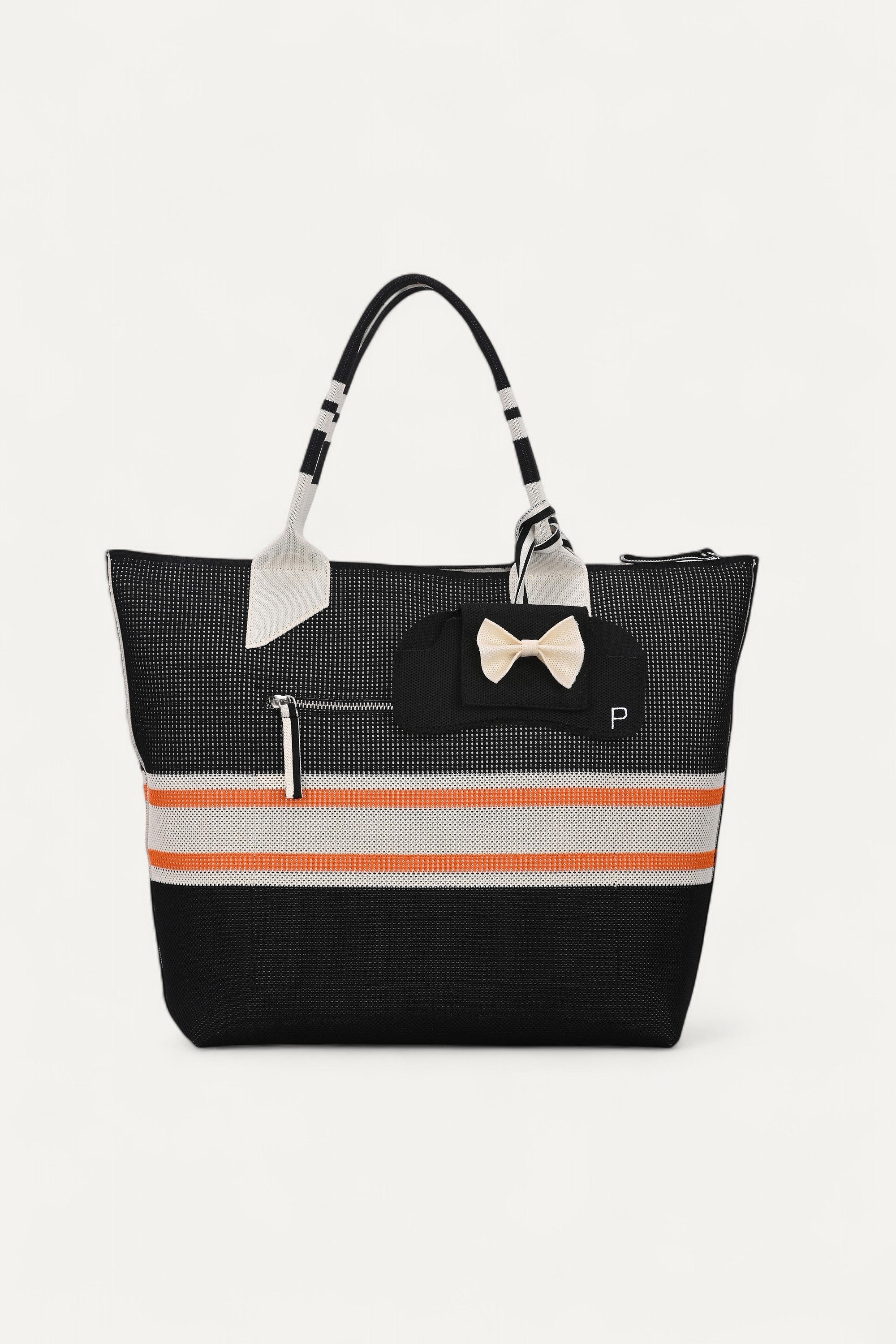 Polar- Zipper Tote Bag