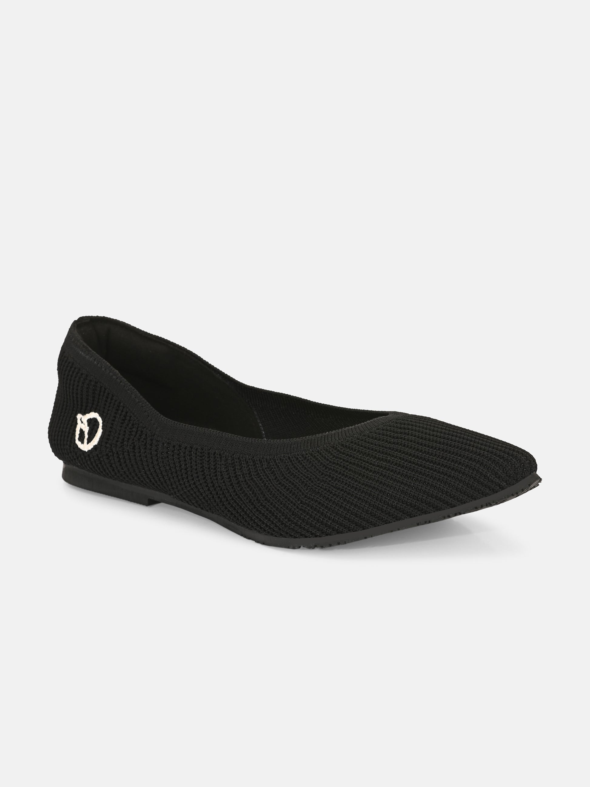 rioz-bellies for women - black bellies-bellies footwear-footwear for women-bellies flat -flat bellies for girls- black sandals-black flats
