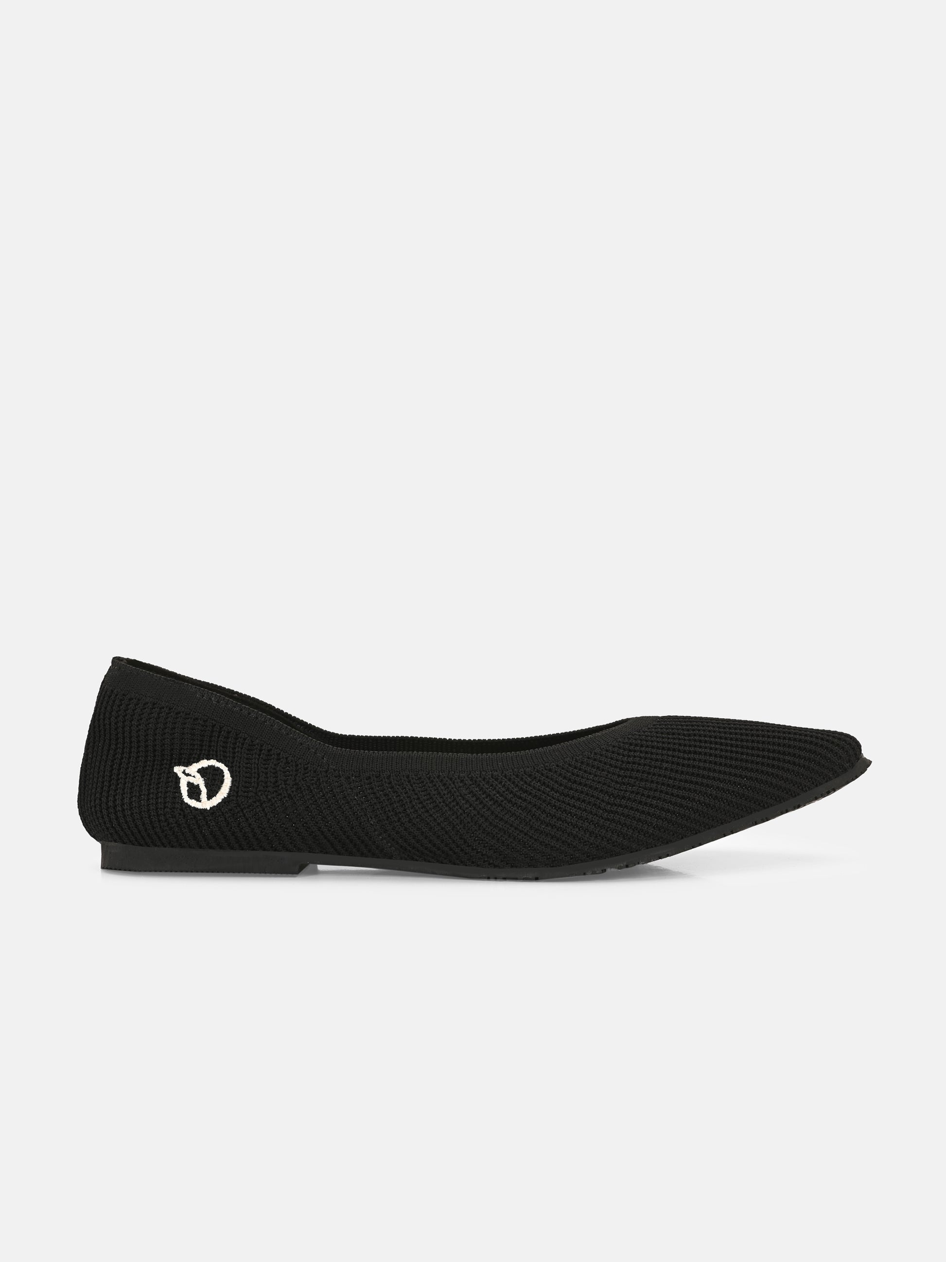 rioz-bellies for women - black bellies-bellies footwear-footwear for women-bellies flat -flat bellies for girls- black sandals-black flats