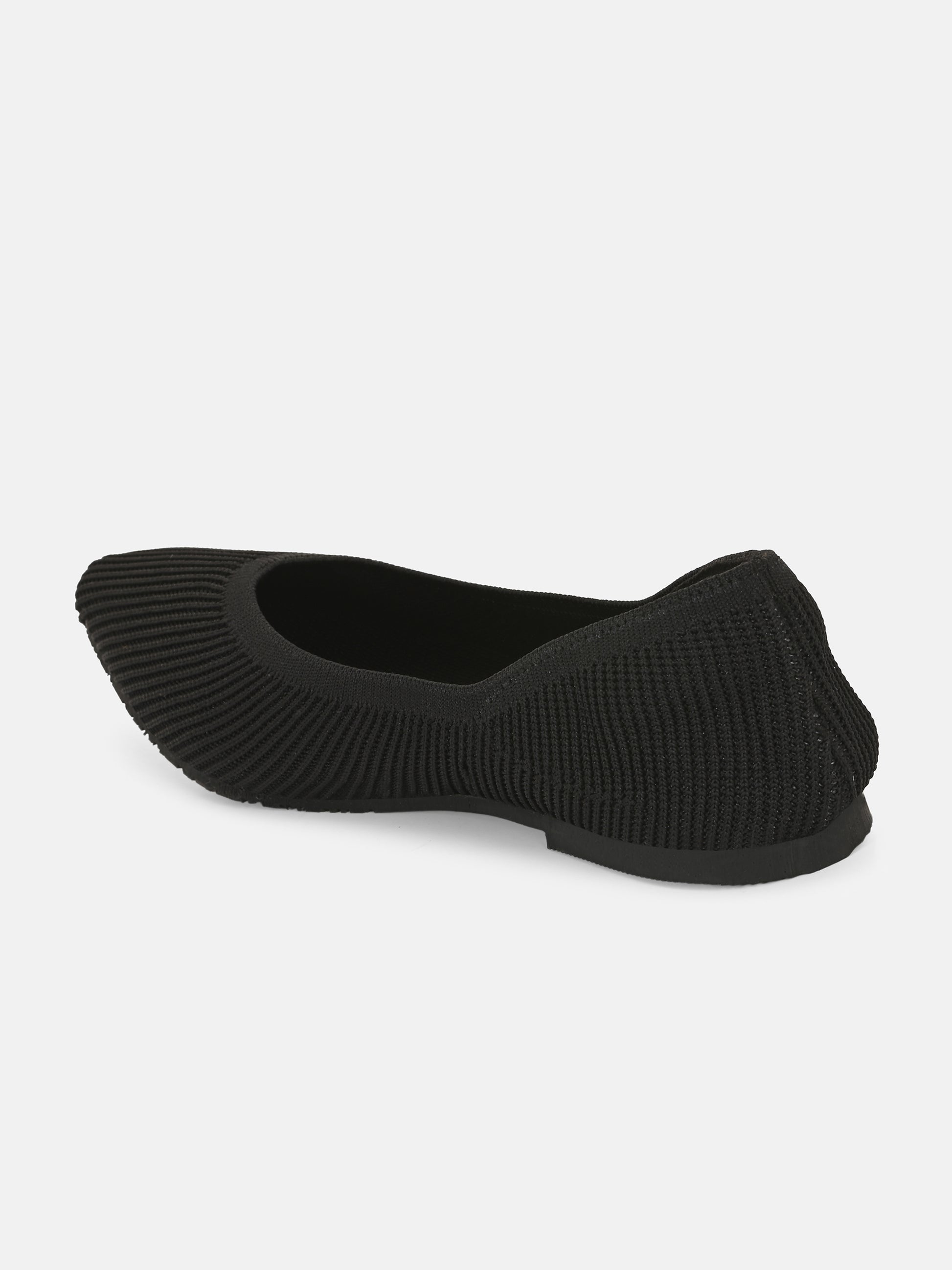 rioz-bellies for women - black bellies-bellies footwear-footwear for women-bellies flat -flat bellies for girls- black sandals-black flats