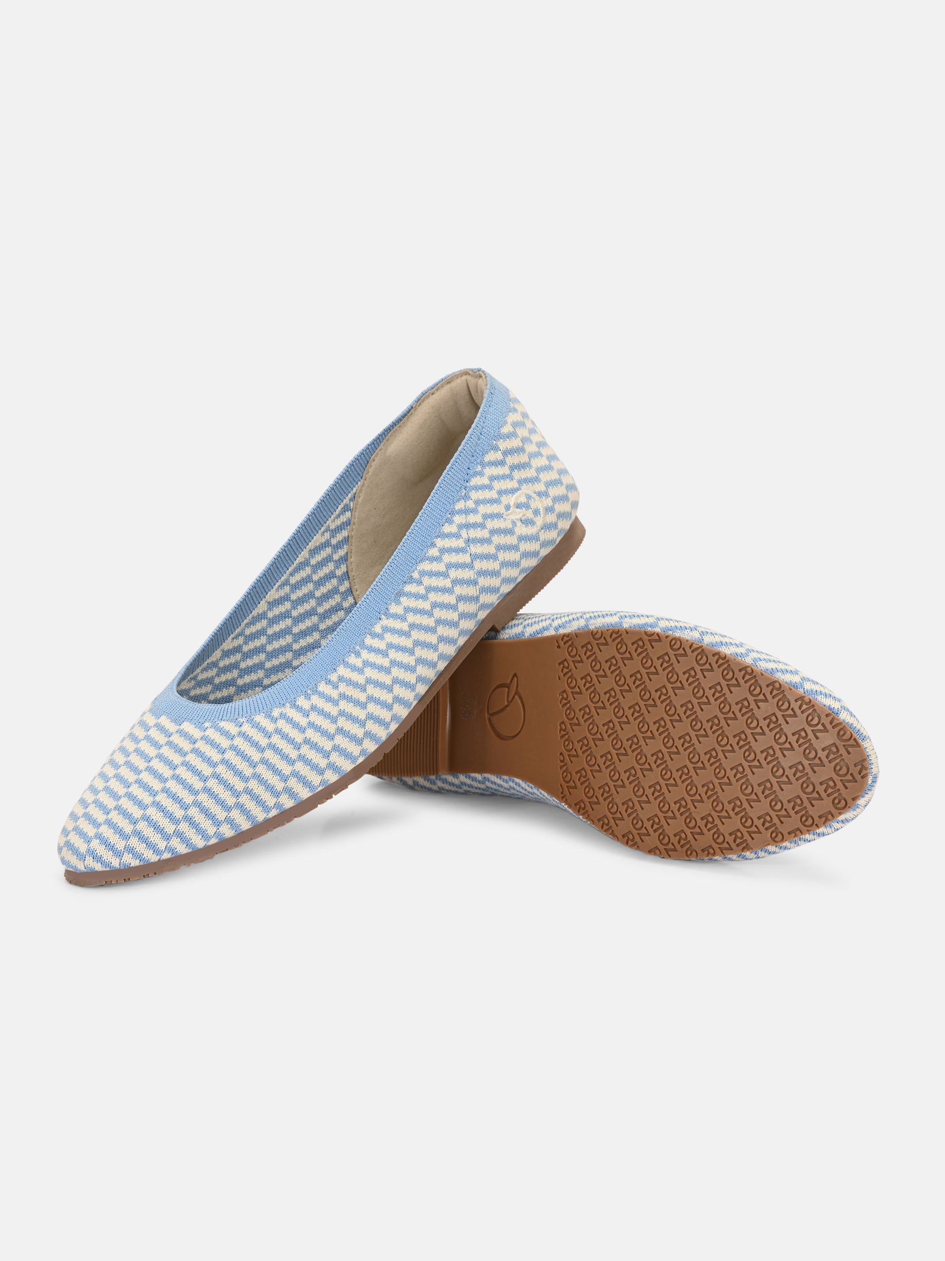 rioz -white bellies-blue bellies-bellies flats-girls flat-girls bellies- sustainable footwear