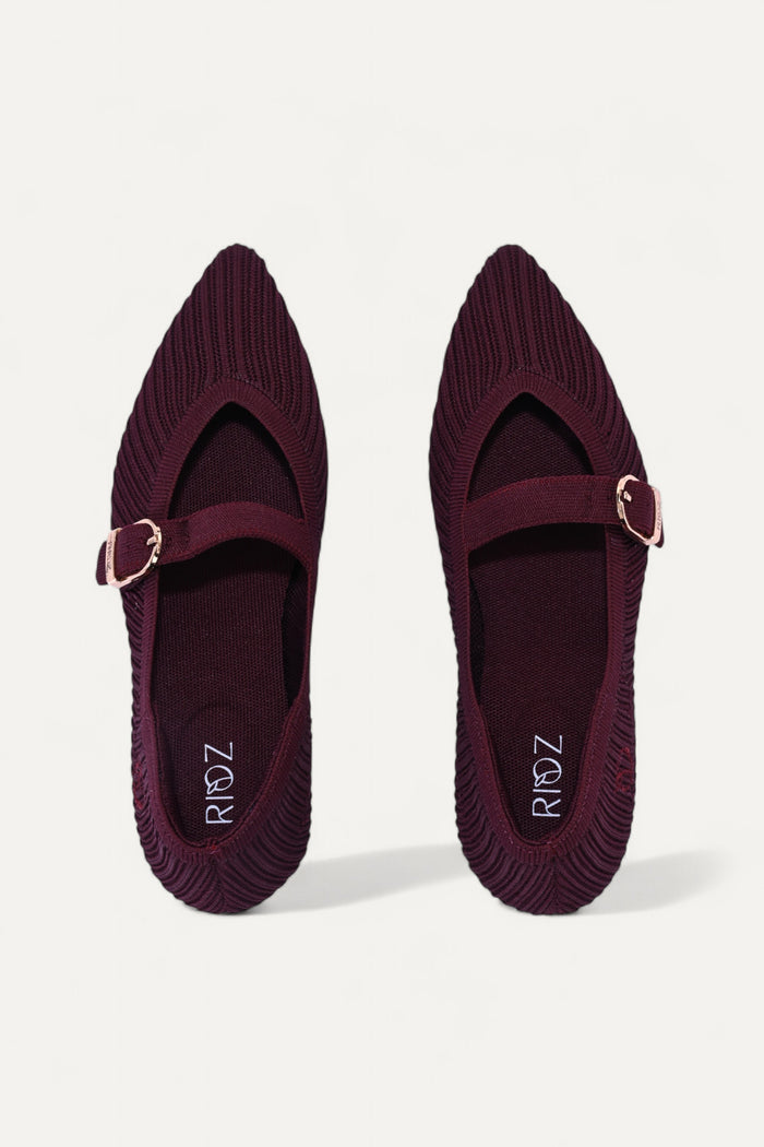 The Pointed Toe- Veloce Mary Janes