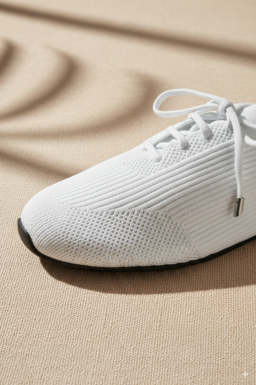 Airy Lace Up Sneakers- Square