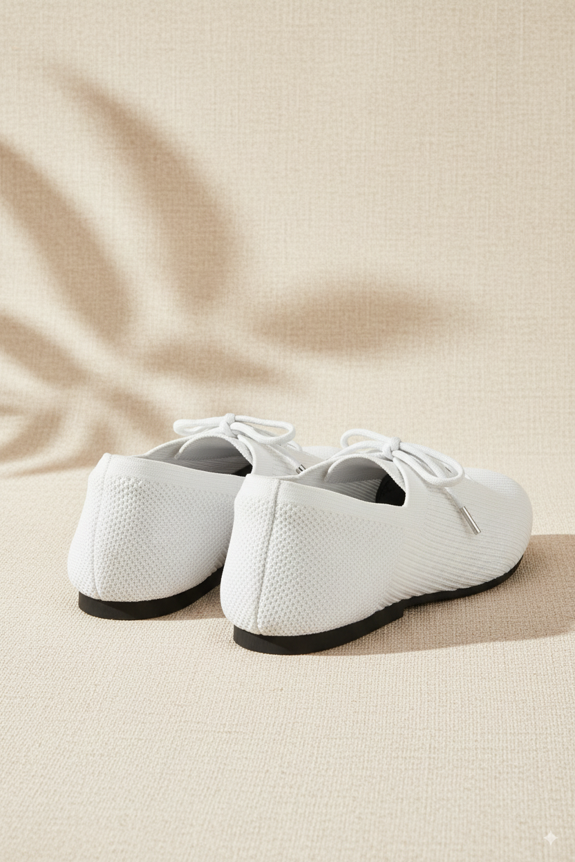 Airy Lace Up Sneakers- Square