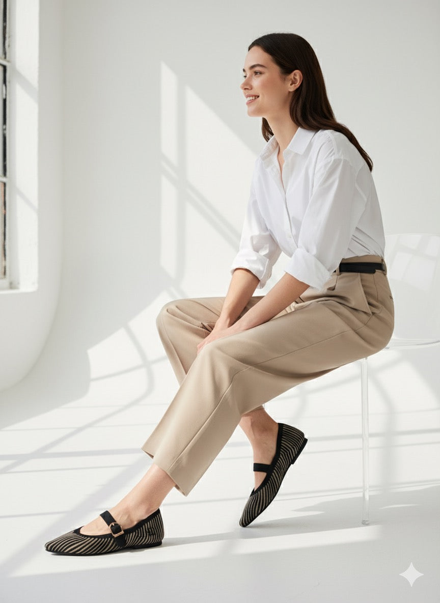 The Pointed Toe- Veloce Mary Janes