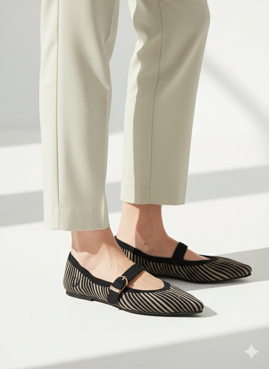The Pointed Toe- Veloce Mary Janes