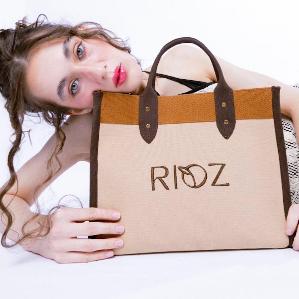 Icon- Medium Book Tote Bag - Rioz
