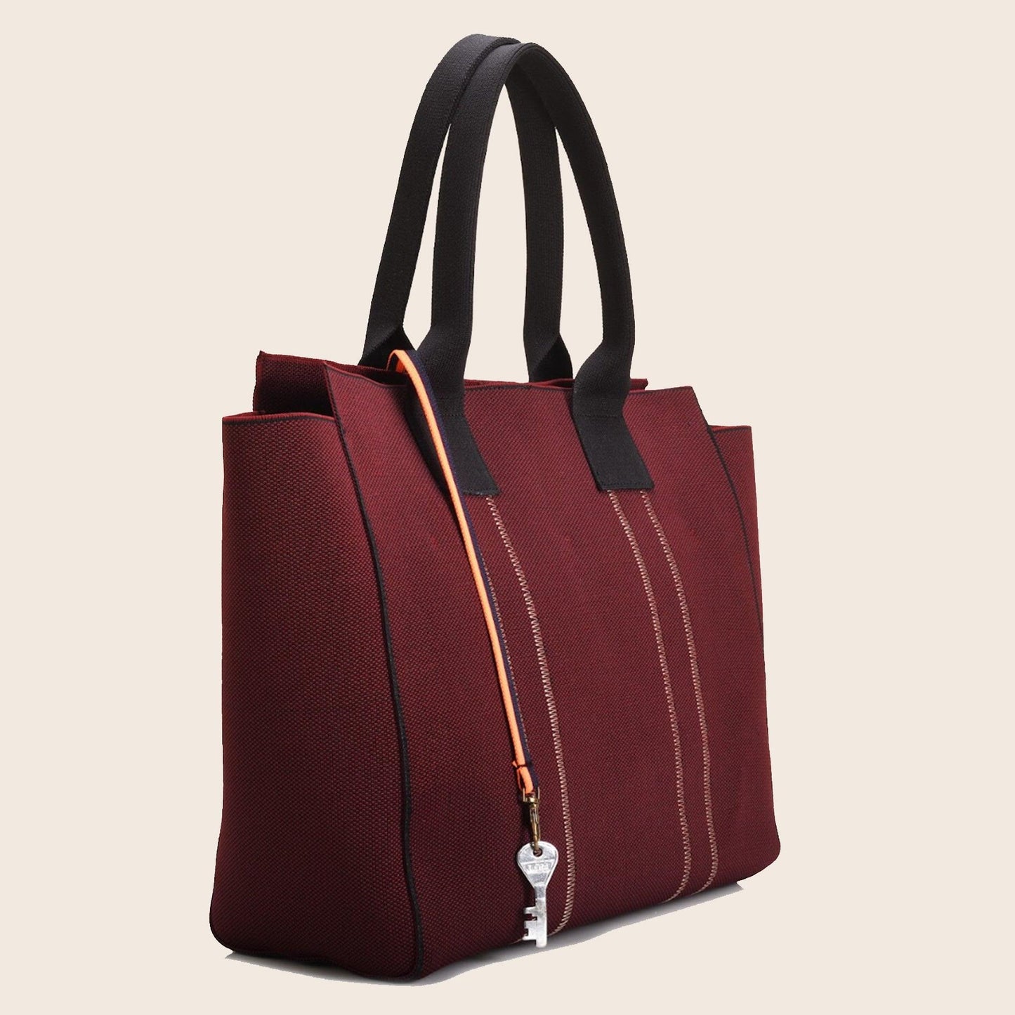 Deux - Bucket Tote - Maroon - Rioz