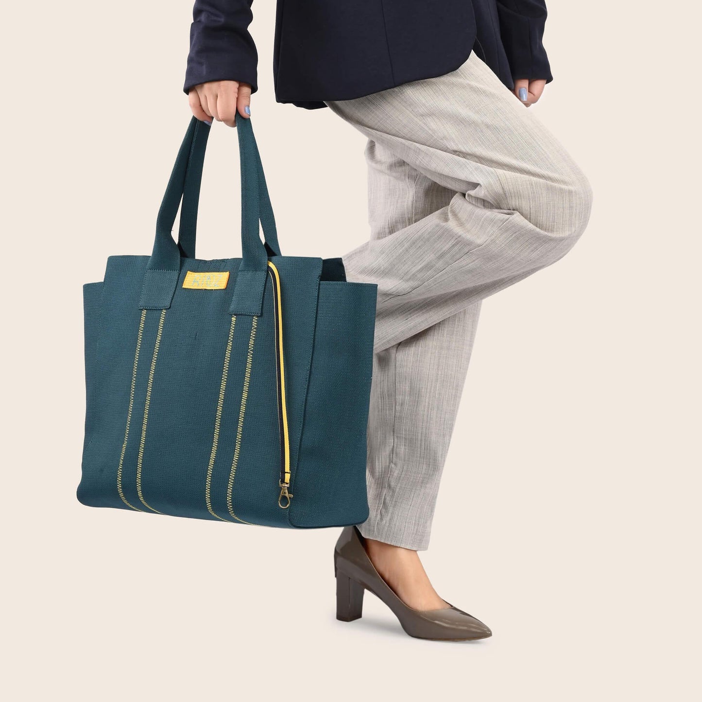 Deux - Bucket Tote - Teal - Rioz