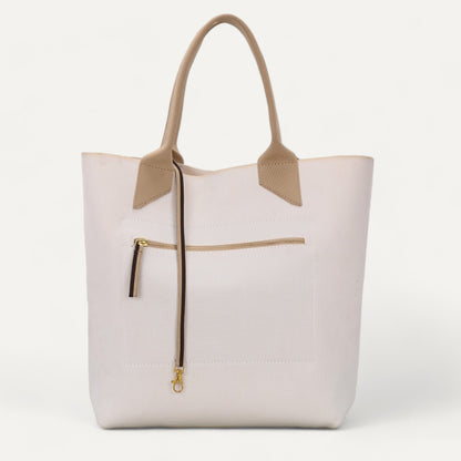 Florie- Everyday, Everywhere Tote- Ecru - Rioz Store