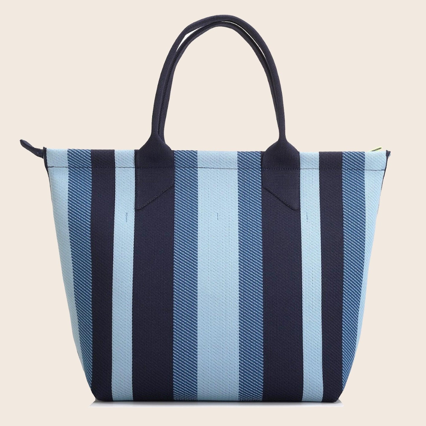 Raven - Carry Your Stripes Zipper Tote - Blue - Rioz