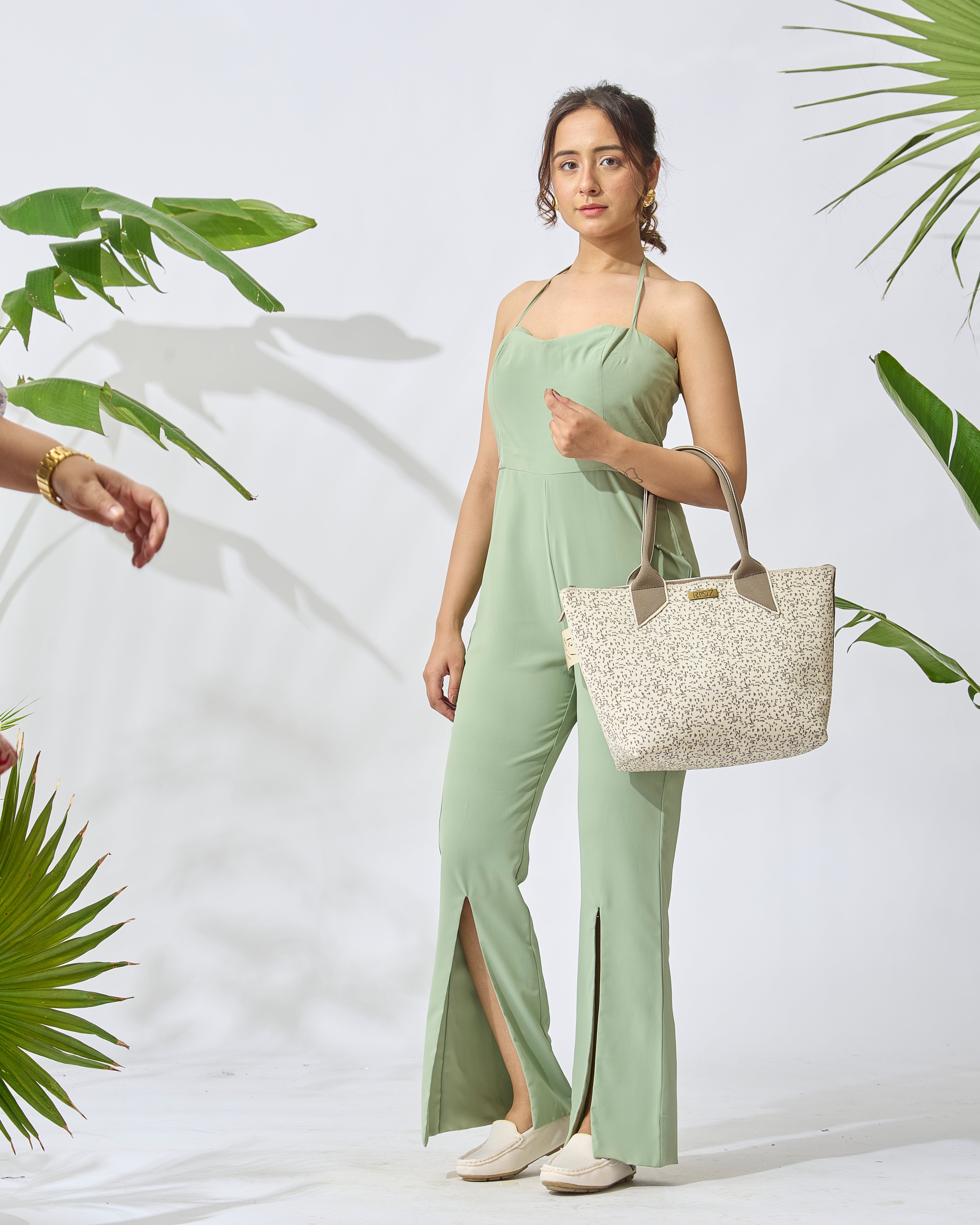 Mist- Zipper Satchel Bag