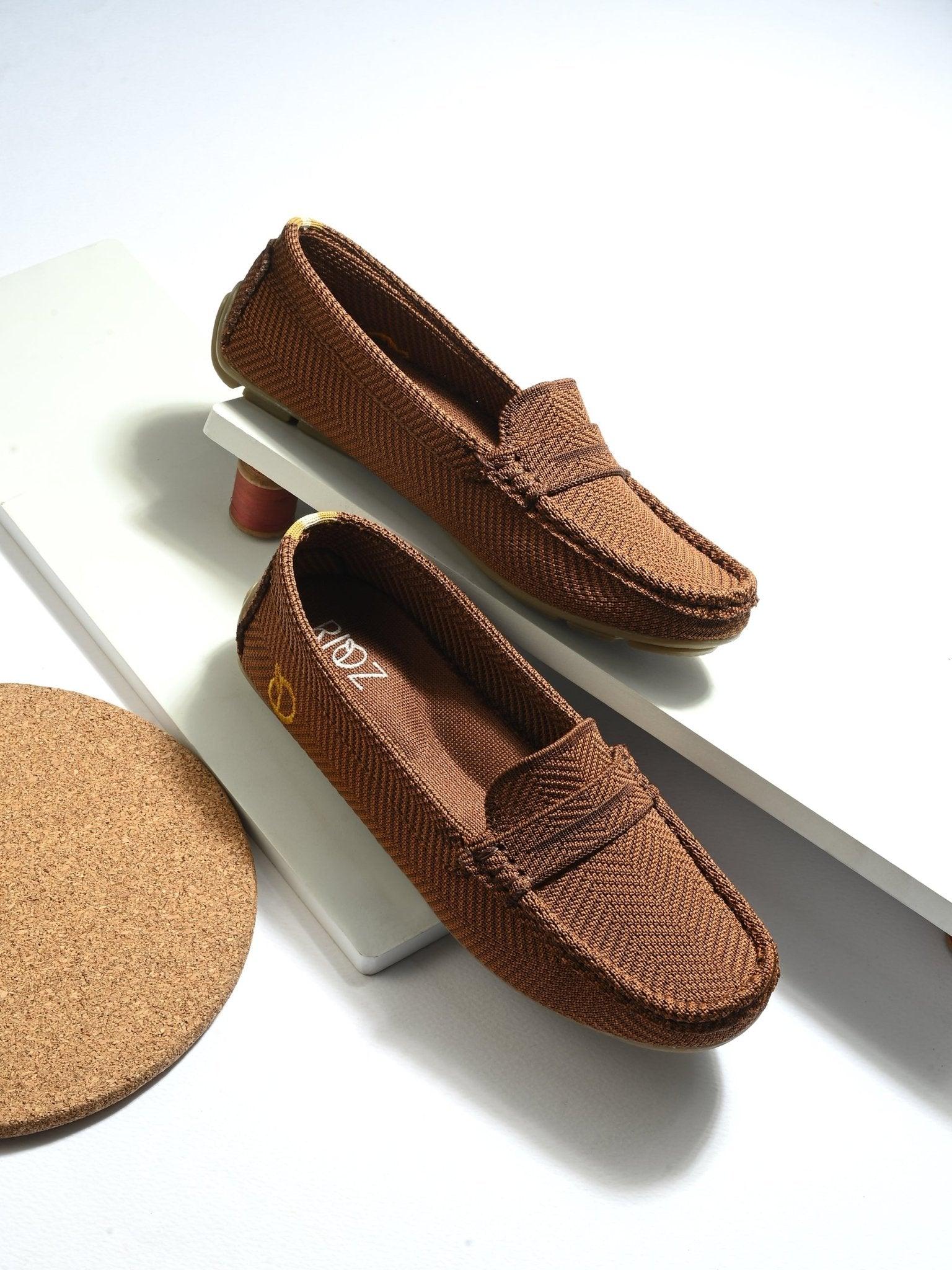 Eco-friendly and sustainable women’s loafers made from recycled materials, stylish and comfortable for everyday wear.
